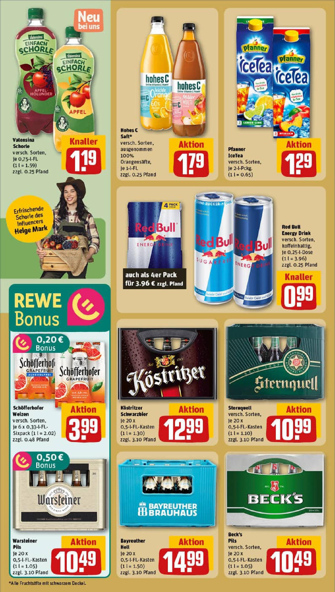 REWE Prospekt ab 11.08.2025 zum Blättern » Angebote | Seite: 20 | Produkte: Red bull, Energy, Äpfel, Valensina REWE Prospekt ab 11.08.2025 zum Blättern » Angebote | Seite: 20 | Produkte: Red bull, Energy, Äpfel, Valensina