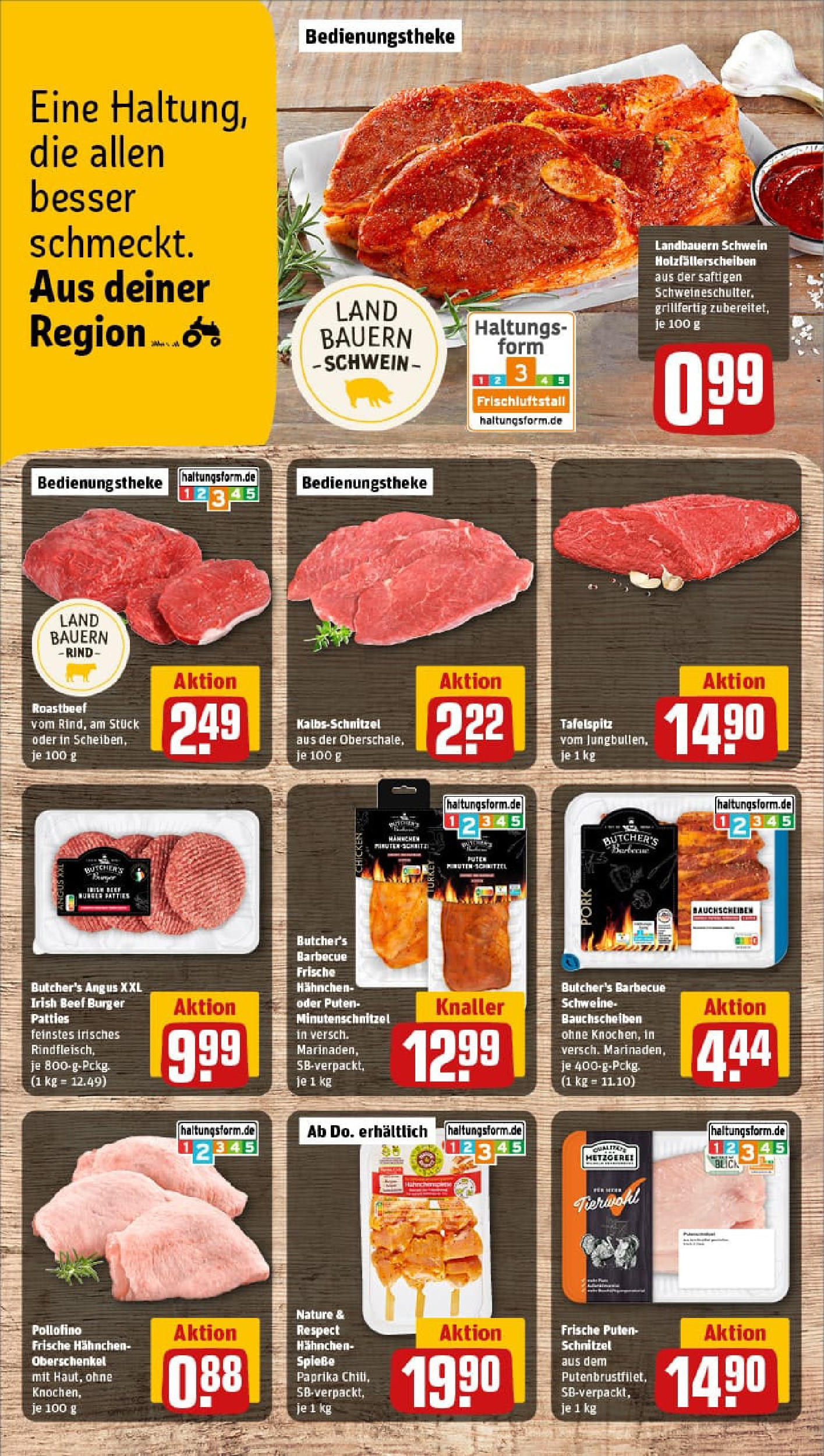 REWE Prospekt ab 10.08.2025 zum Blättern » Angebote | Seite: 8 | Produkte: Hahnchen, Burger, Schnitzel, Paprika REWE Prospekt ab 10.08.2025 zum Blättern » Angebote | Seite: 8 | Produkte: Hahnchen, Burger, Schnitzel, Paprika