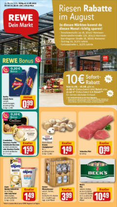 Rewe prospekt Hannover / Linden-Mitte	 gültig ab dem 11.08.2025