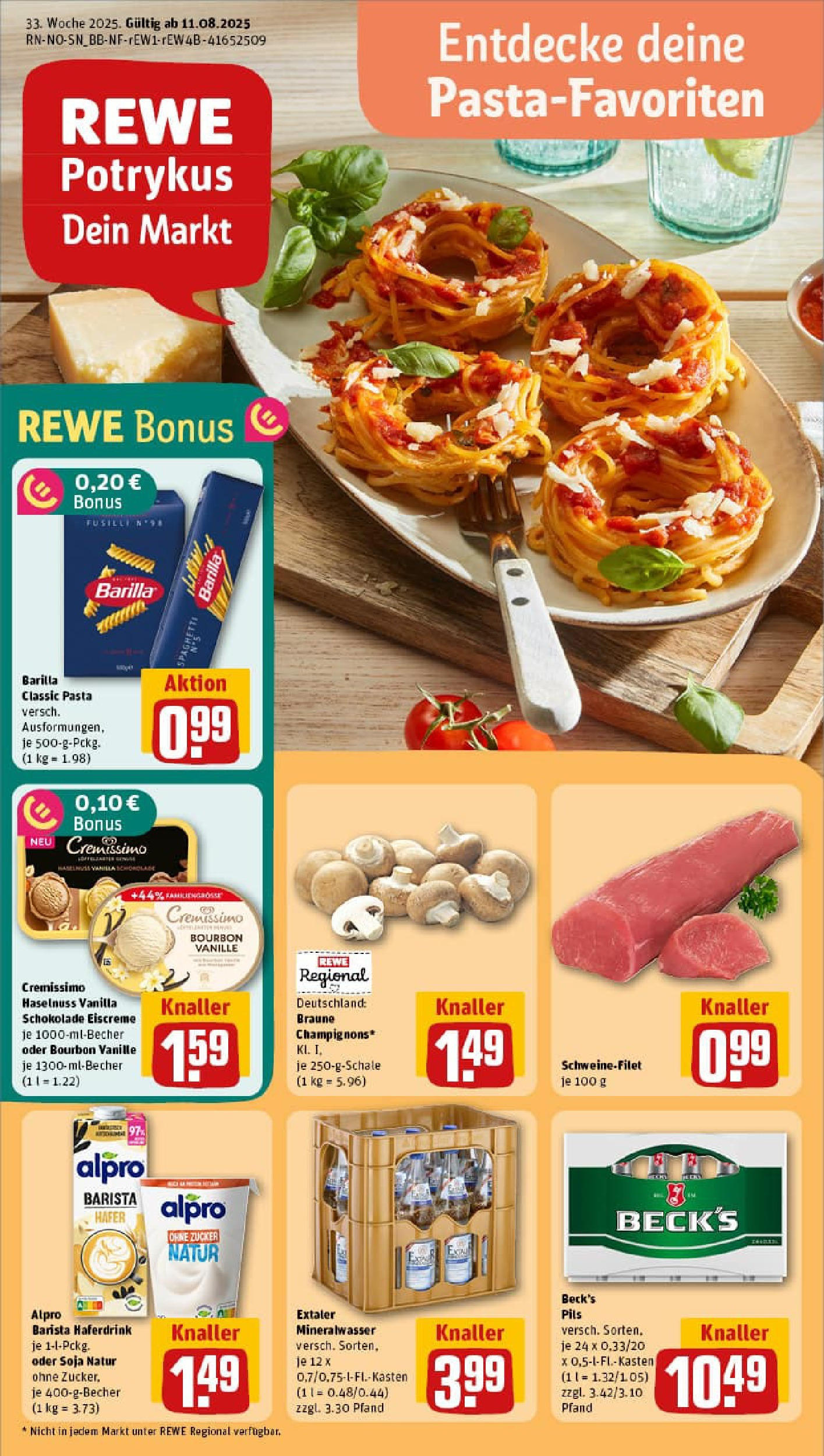 REWE Prospekt ab 11.08.2025 nächste Woche - Prospekt Wennigsen	