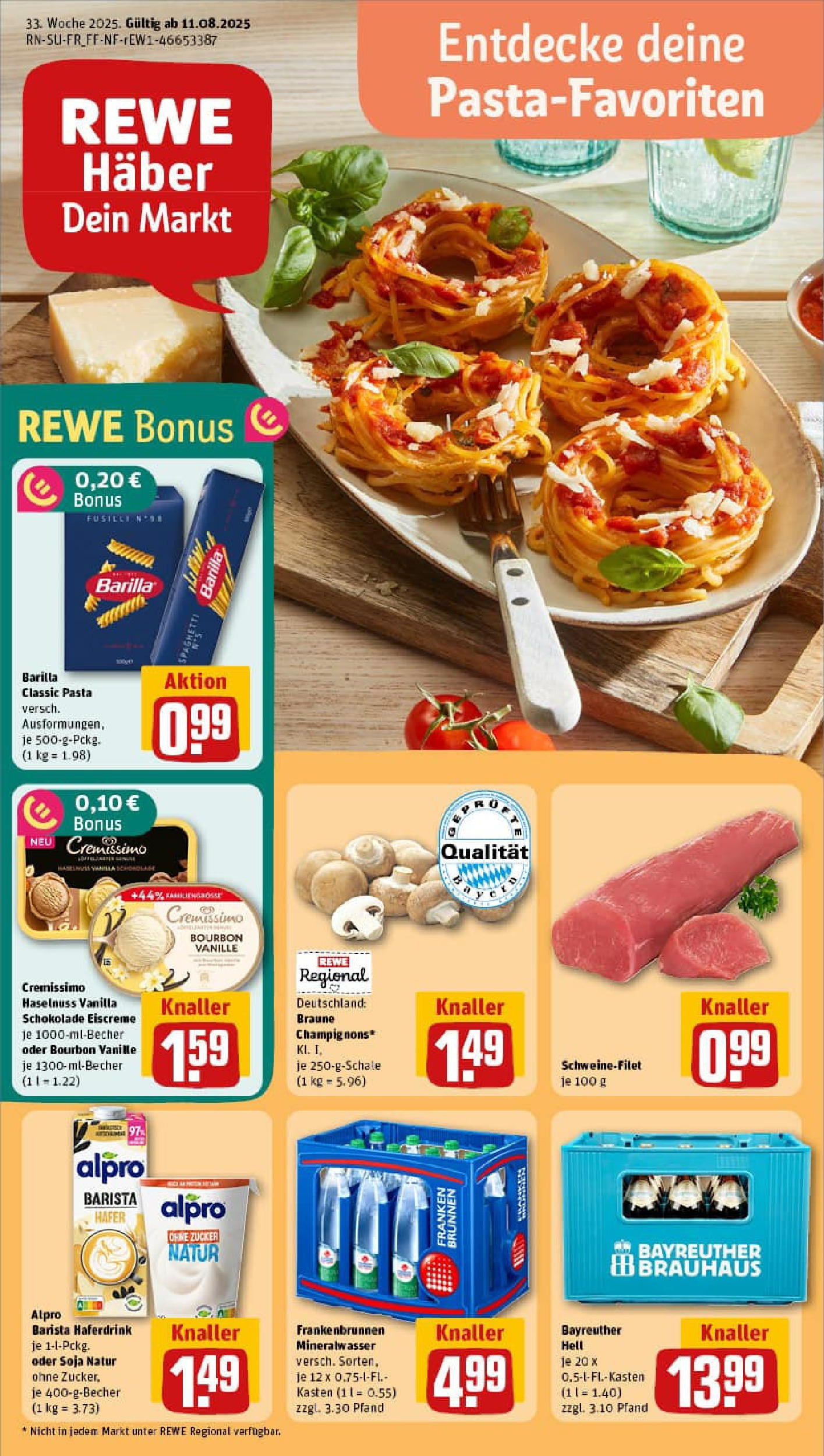 REWE Prospekt ab 11.08.2025 nächste Woche - Prospekt Röthenbach A.d.Pegnitz	