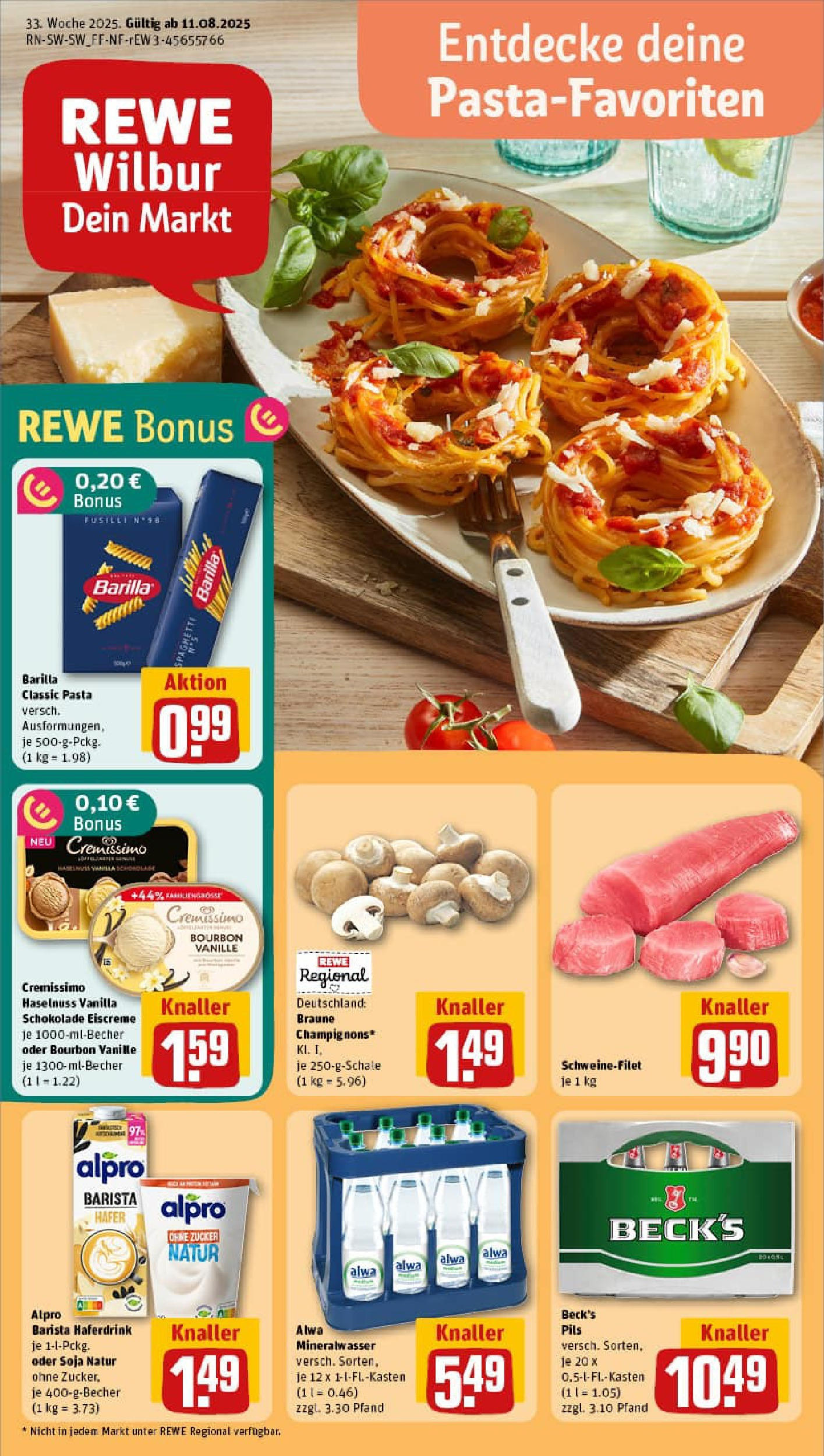 REWE Prospekt ab 11.08.2025 nächste Woche - Prospekt Weikersheim	