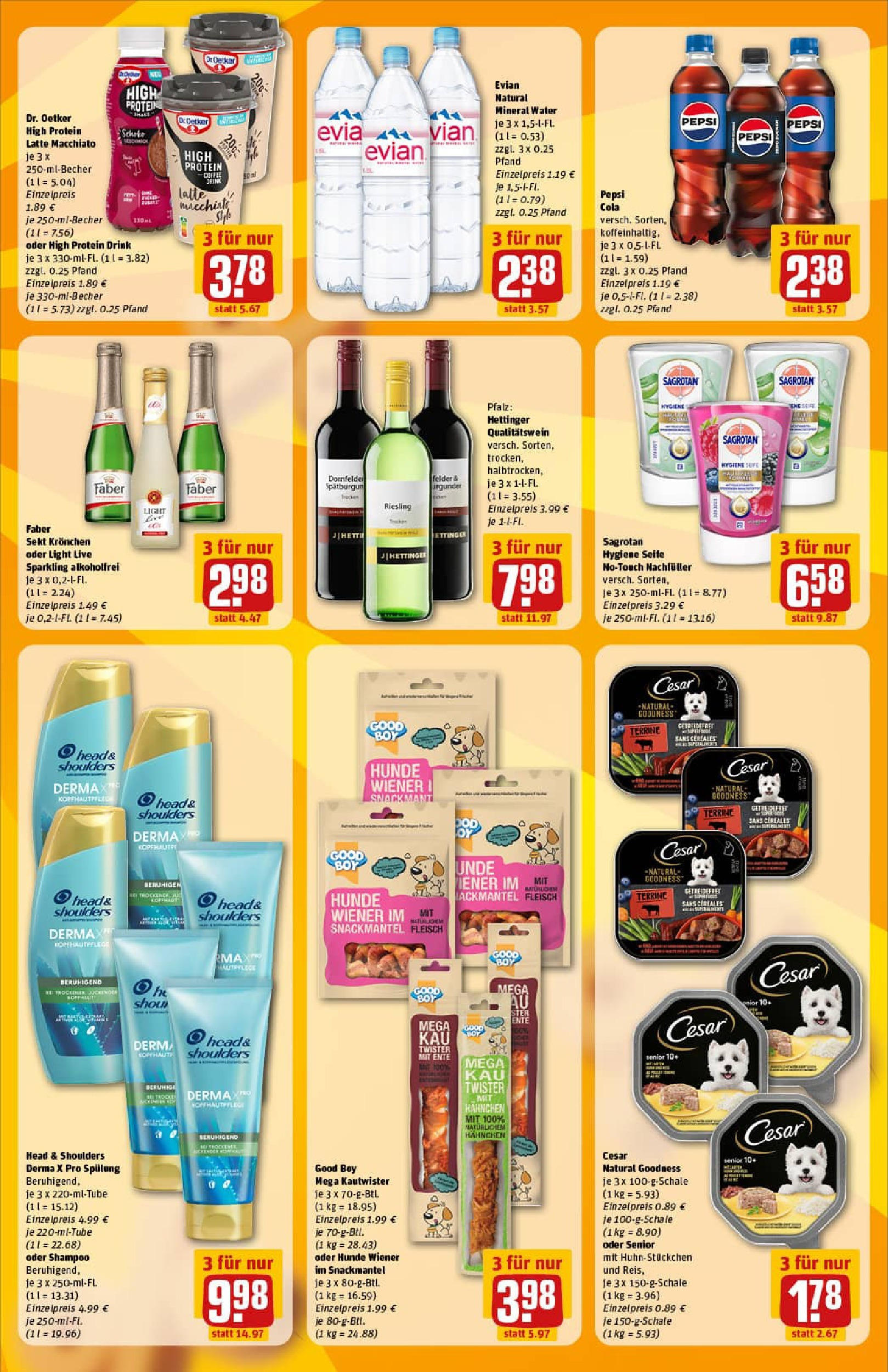 REWE Prospekt ab 11.08.2025 zum Blättern » Angebote | Seite: 5 | Produkte: Sekt, Shampoo, Fleisch, Ente REWE Prospekt ab 11.08.2025 zum Blättern » Angebote | Seite: 5 | Produkte: Sekt, Shampoo, Fleisch, Ente
