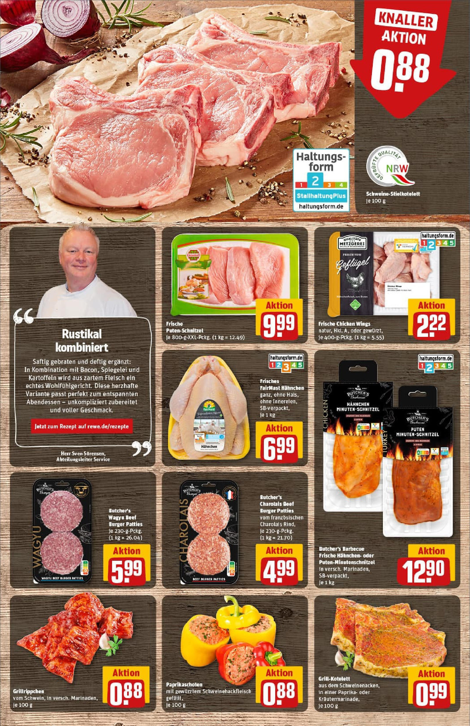 REWE Prospekt ab 11.08.2025 zum Blättern » Angebote | Seite: 8 | Produkte: Kartoffeln, Paprika, Putenschnitzel, Fleisch REWE Prospekt ab 11.08.2025 zum Blättern » Angebote | Seite: 8 | Produkte: Kartoffeln, Paprika, Putenschnitzel, Fleisch