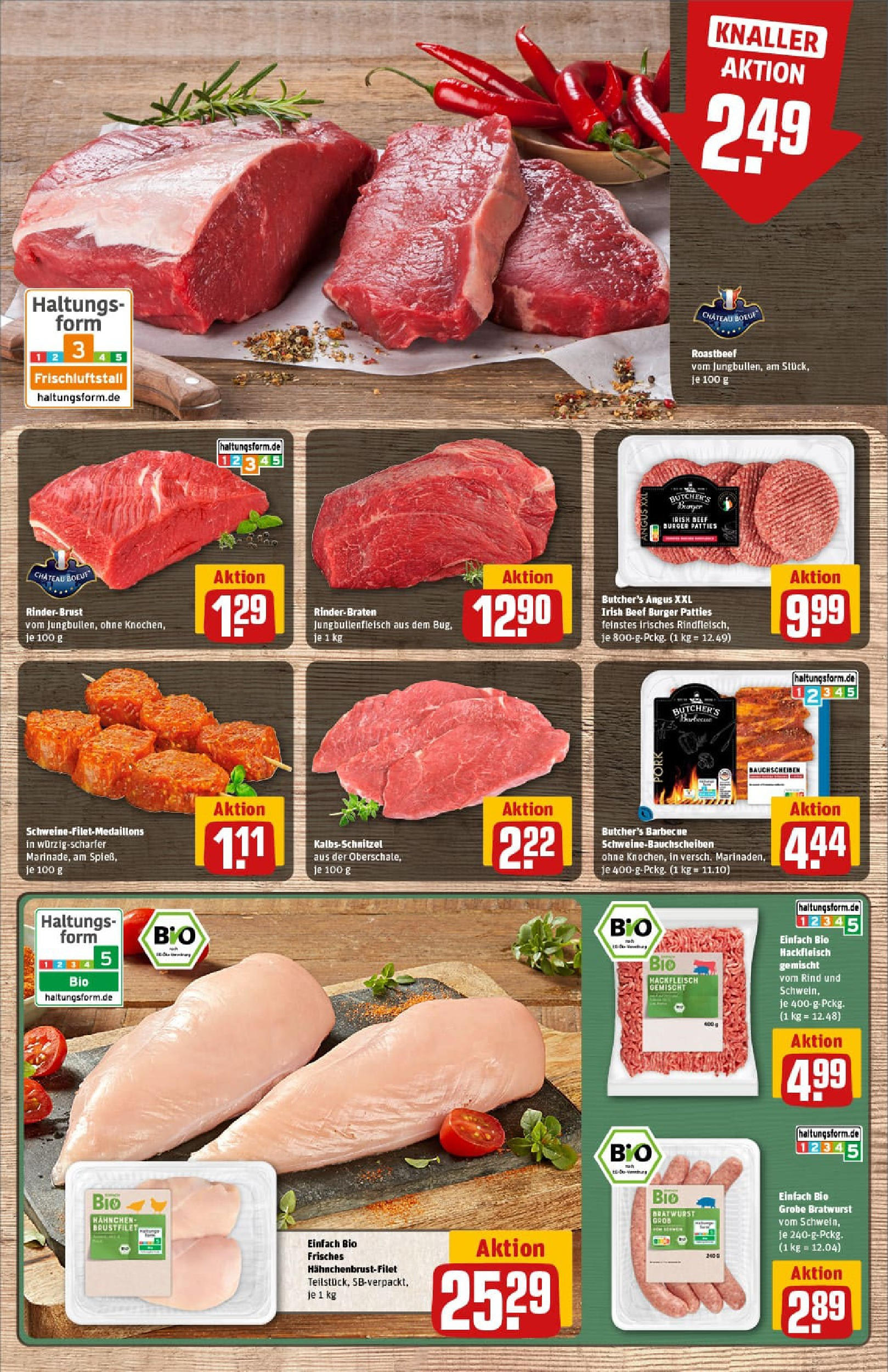 REWE Prospekt ab 11.08.2025 zum Blättern » Angebote | Seite: 9 | Produkte: Rinderbraten, Bratwurst, Burger, Hackfleisch REWE Prospekt ab 11.08.2025 zum Blättern » Angebote | Seite: 9 | Produkte: Rinderbraten, Bratwurst, Burger, Hackfleisch