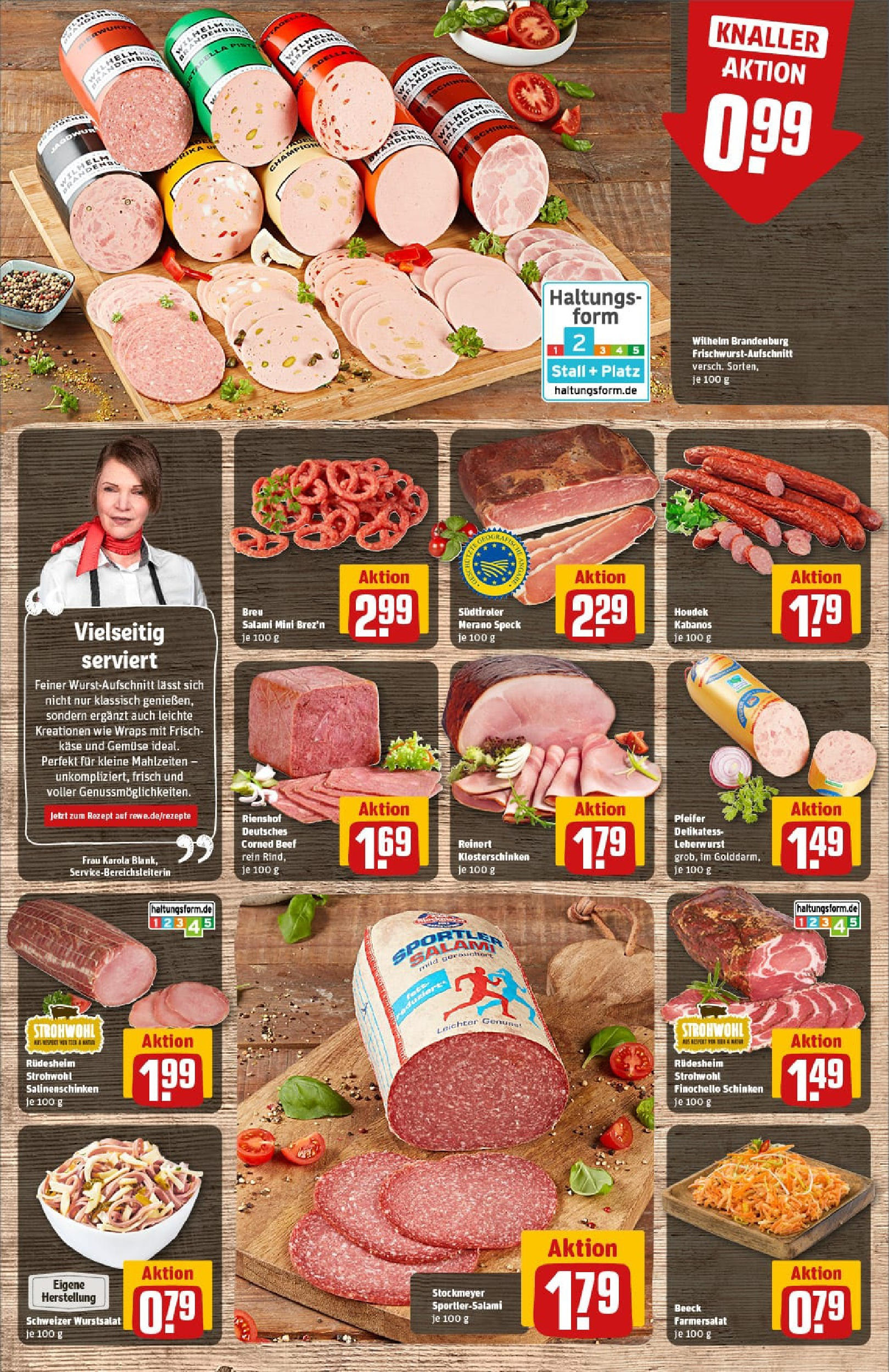 REWE Prospekt ab 11.08.2025 zum Blättern » Angebote | Seite: 12 | Produkte: Käse, Gemüse, Salami, Schinken REWE Prospekt ab 11.08.2025 zum Blättern » Angebote | Seite: 12 | Produkte: Käse, Gemüse, Salami, Schinken