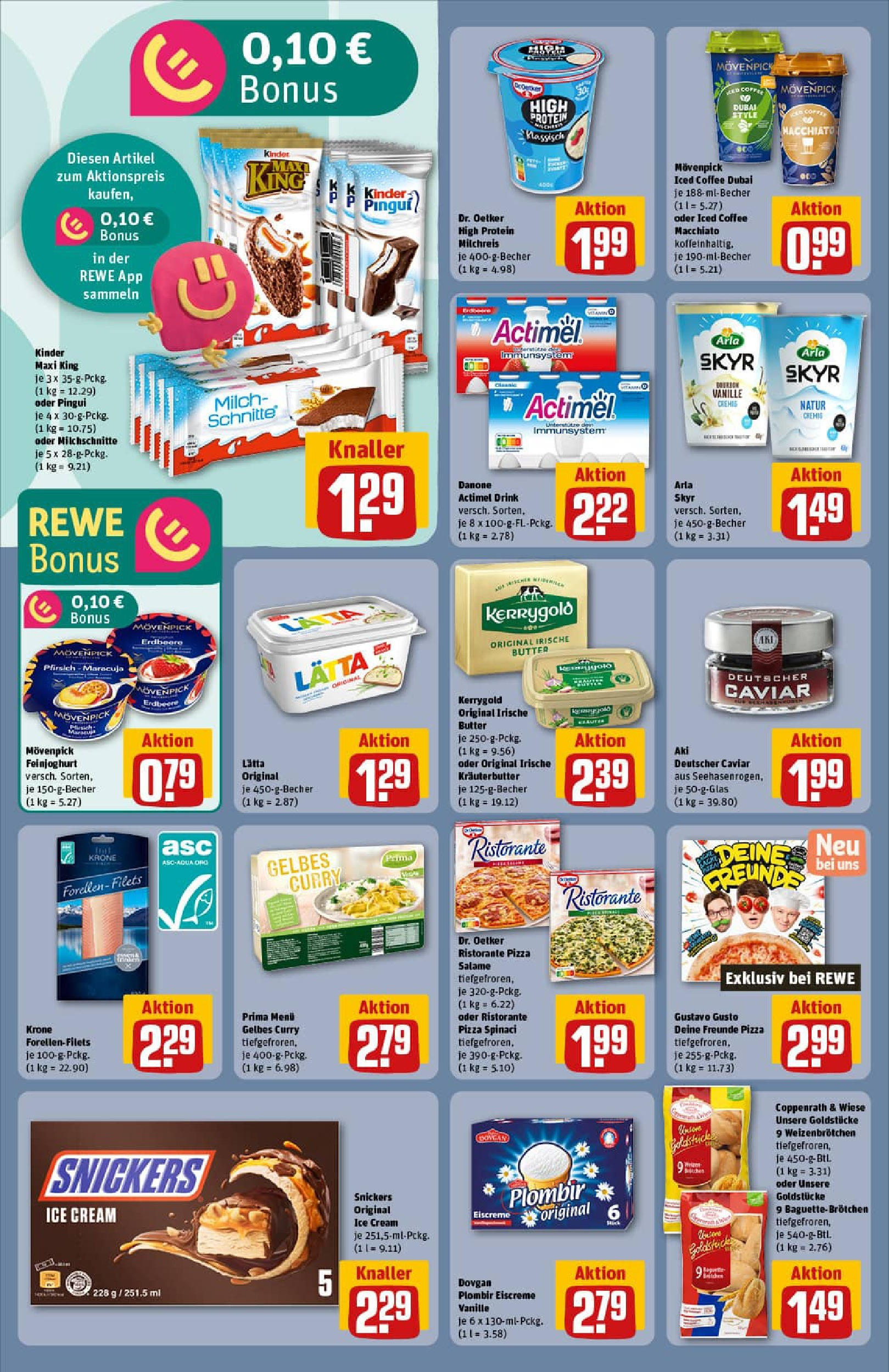 REWE Prospekt ab 11.08.2025 zum Blättern » Angebote | Seite: 16 | Produkte: Gustavo gusto, Ristorante, Butter, Pudding REWE Prospekt ab 11.08.2025 zum Blättern » Angebote | Seite: 16 | Produkte: Gustavo gusto, Ristorante, Butter, Pudding
