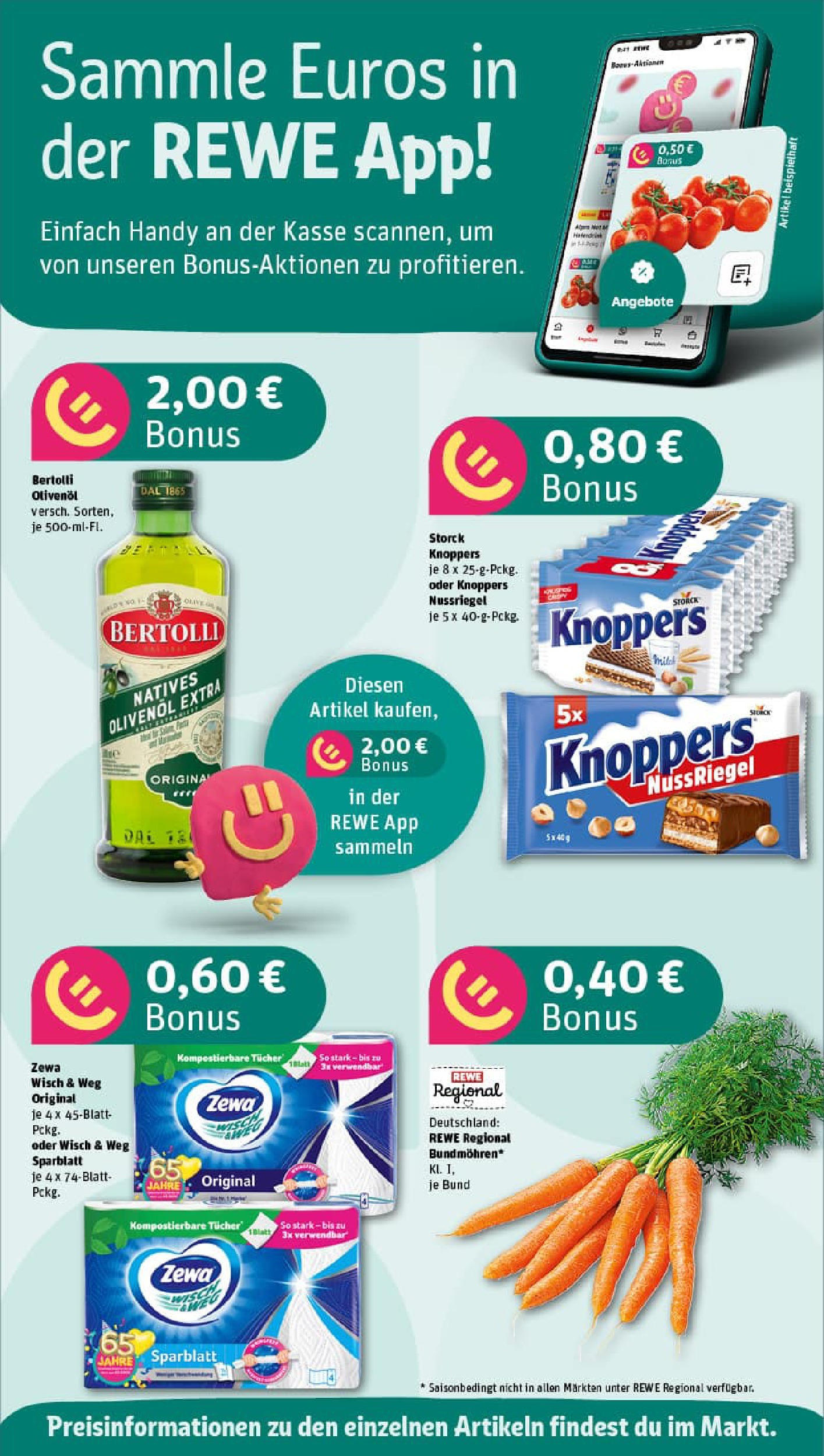 REWE Prospekt ab 11.08.2025 zum Blättern » Angebote | Seite: 2 | Produkte: Olivenol, Zewa, Haferdrink, Knoppers REWE Prospekt ab 11.08.2025 zum Blättern » Angebote | Seite: 2 | Produkte: Olivenol, Zewa, Haferdrink, Knoppers