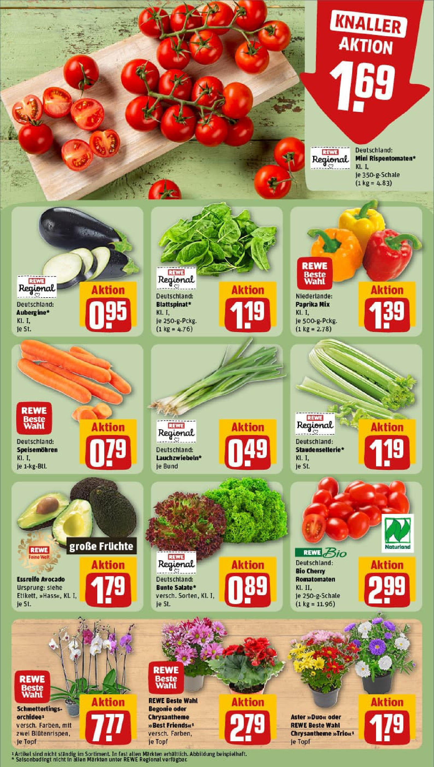 REWE Prospekt ab 11.08.2025 zum Blättern » Angebote | Seite: 7 | Produkte: Avocado, Paprika REWE Prospekt ab 11.08.2025 zum Blättern » Angebote | Seite: 7 | Produkte: Avocado, Paprika
