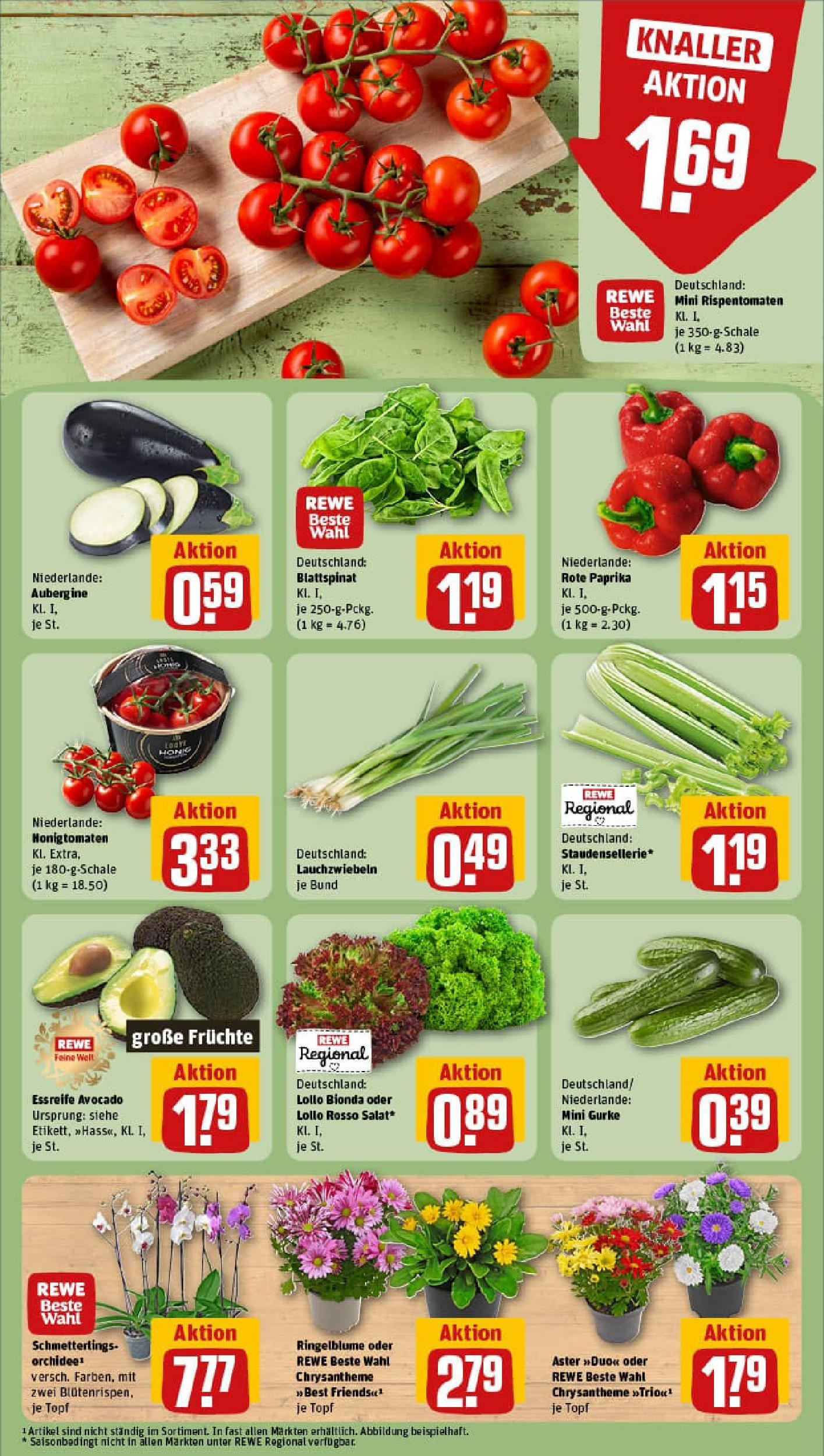 REWE Prospekt ab 11.08.2025 zum Blättern » Angebote | Seite: 7 | Produkte: Avocado, Paprika, Aubergine REWE Prospekt ab 11.08.2025 zum Blättern » Angebote | Seite: 7 | Produkte: Avocado, Paprika, Aubergine
