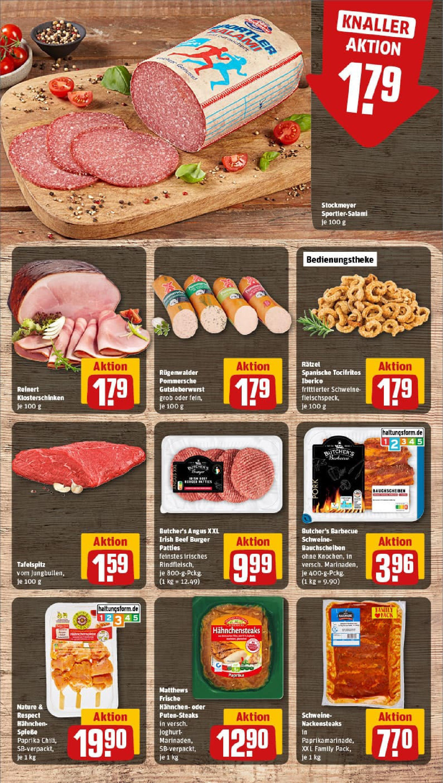 REWE Prospekt ab 11.08.2025 zum Blättern » Angebote | Seite: 8 | Produkte: Tafelspitz, Hahnchen, Spieße, Paprika