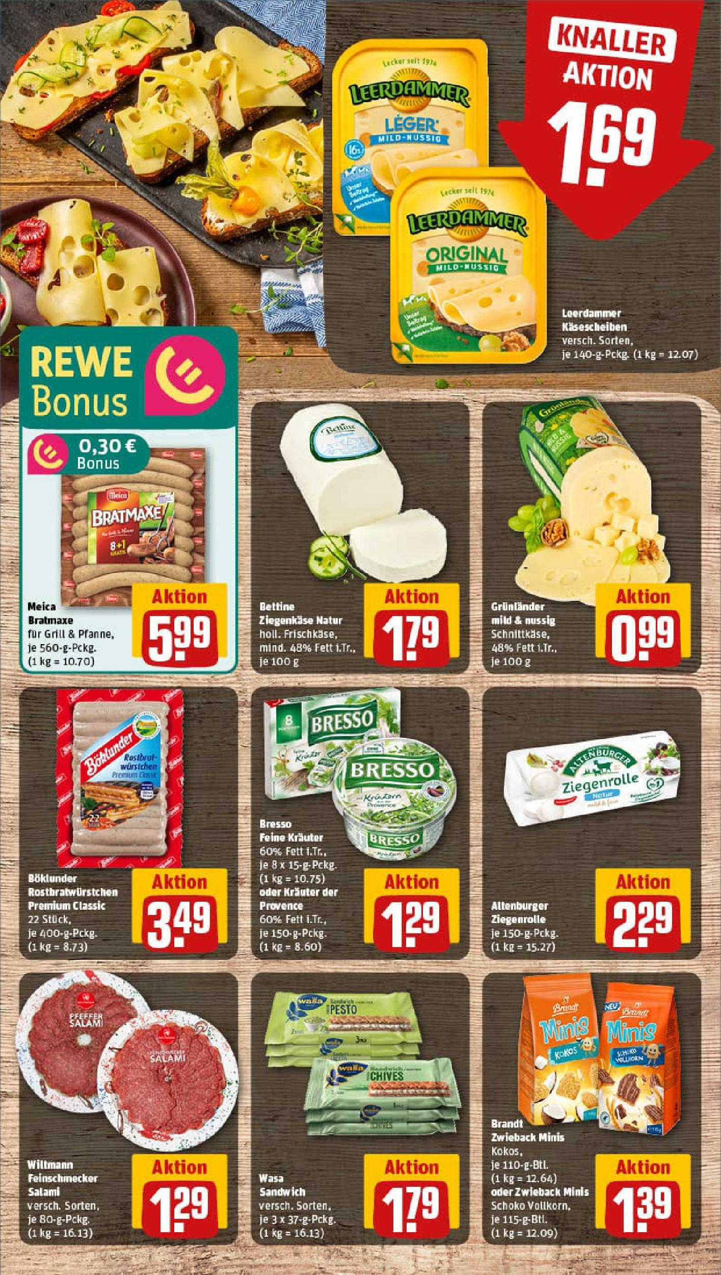 REWE Prospekt ab 11.08.2025 zum Blättern » Angebote | Seite: 9 | Produkte: Grill, Bresso, Meica, Salami REWE Prospekt ab 11.08.2025 zum Blättern » Angebote | Seite: 9 | Produkte: Grill, Bresso, Meica, Salami