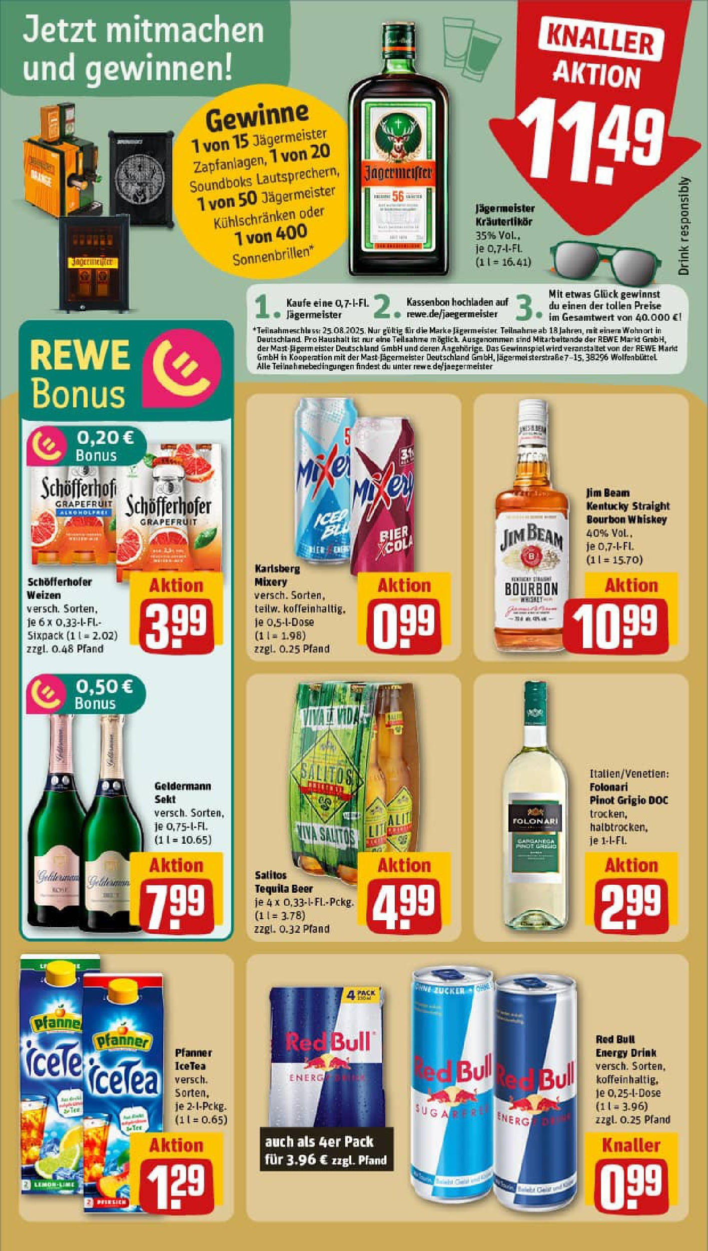 REWE Prospekt ab 11.08.2025 zum Blättern » Angebote | Seite: 15 | Produkte: Cola, Bier, Tequila, Grapefruit REWE Prospekt ab 11.08.2025 zum Blättern » Angebote | Seite: 15 | Produkte: Cola, Bier, Tequila, Grapefruit
