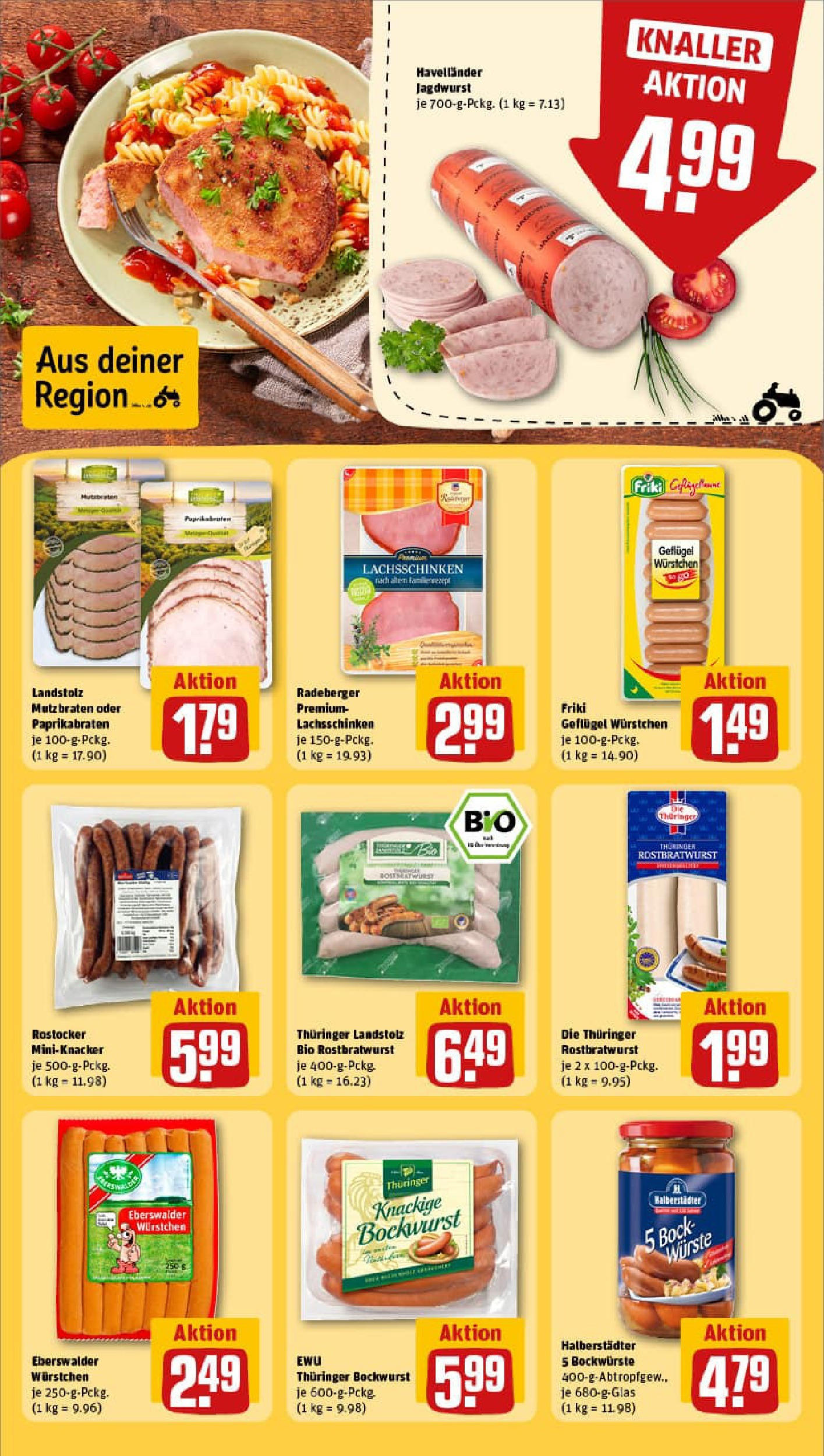 REWE Prospekt ab 11.08.2025 zum Blättern » Angebote | Seite: 11 | Produkte: Bockwurst REWE Prospekt ab 11.08.2025 zum Blättern » Angebote | Seite: 11 | Produkte: Bockwurst