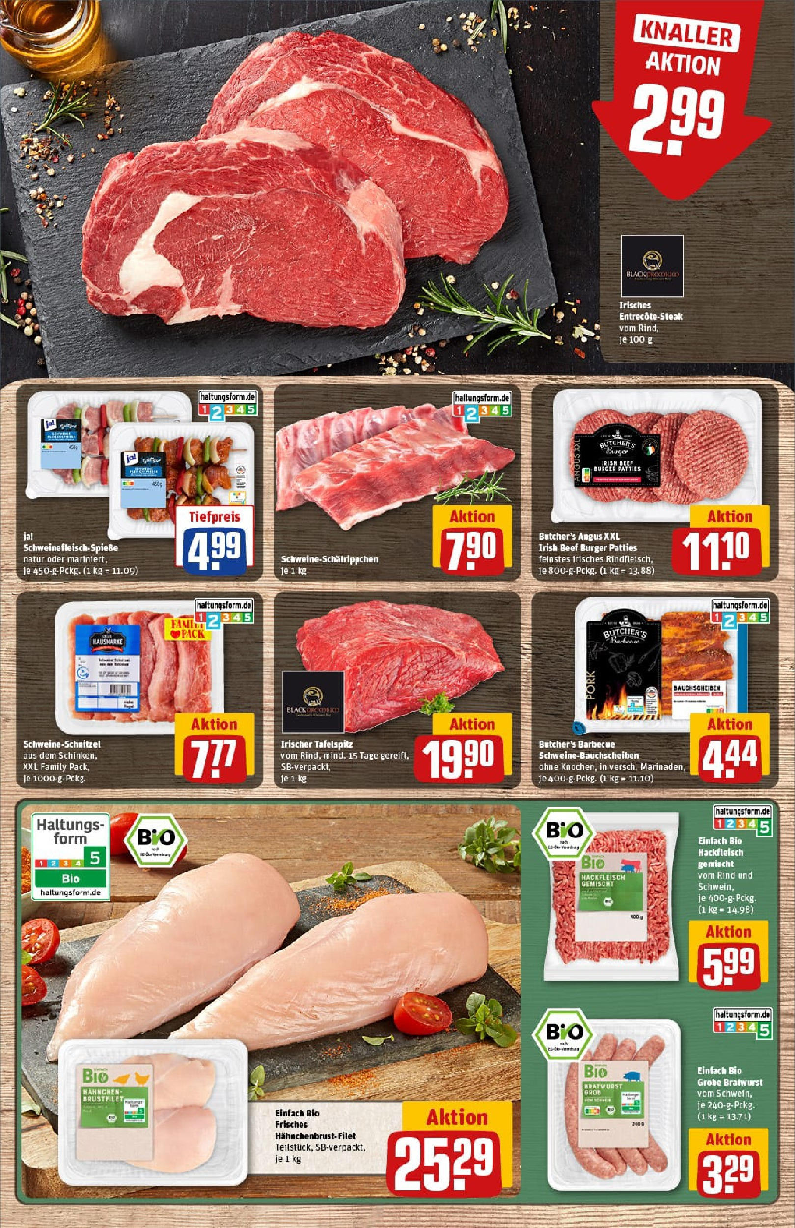 REWE Prospekt ab 11.08.2025 zum Blättern » Angebote | Seite: 9 | Produkte: Tafelspitz, Bratwurst, Burger, Steak