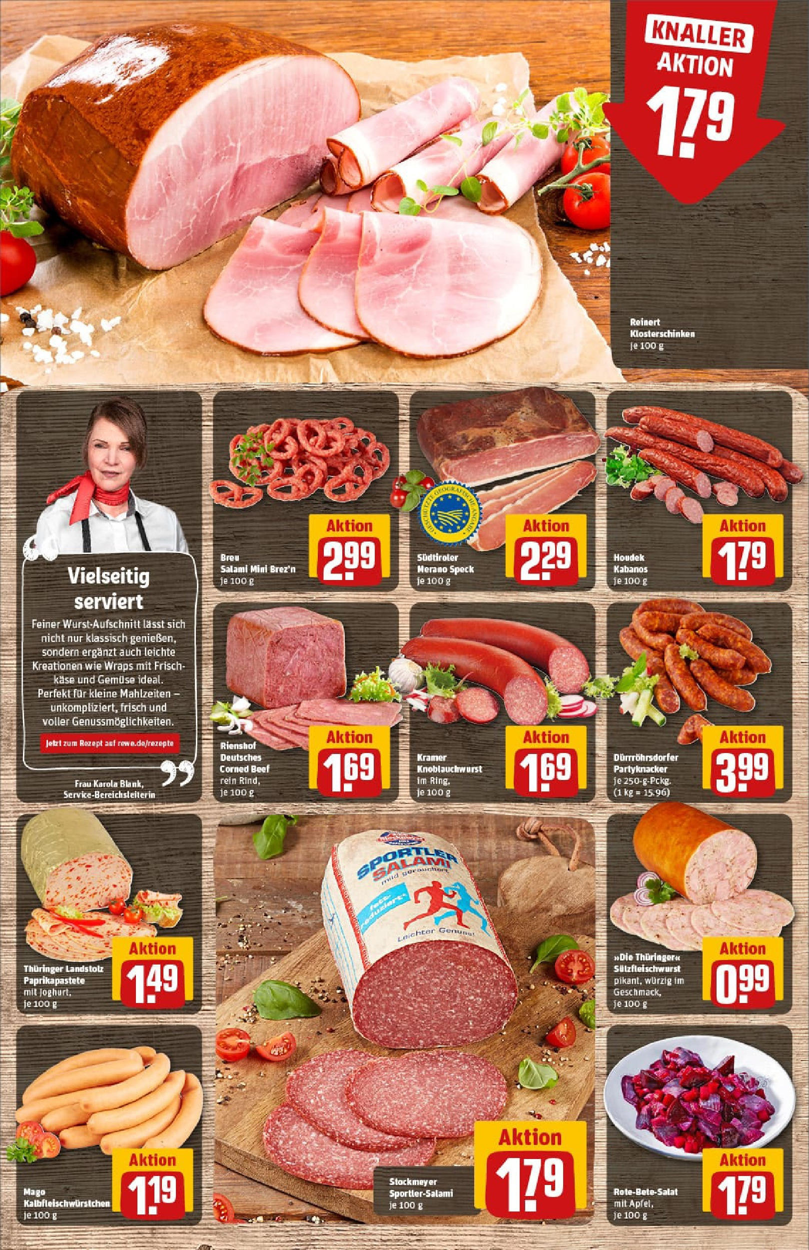 REWE Prospekt ab 11.08.2025 zum Blättern » Angebote | Seite: 12 | Produkte: Käse, Gemüse, Paprika, Salami