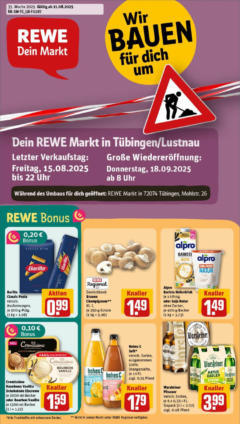 Rewe prospekt Tübingen / Lustnau	 gültig ab dem 11.08.2025