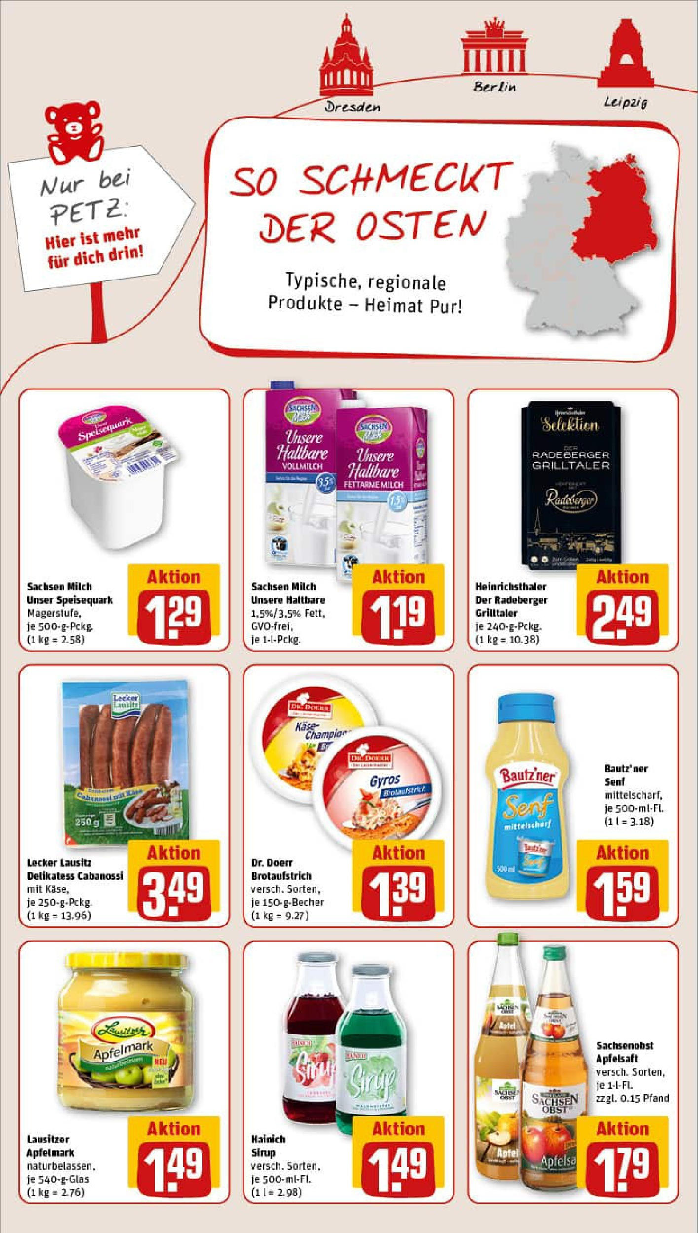 REWE Prospekt ab 11.08.2025 zum Blättern » Angebote | Seite: 10 | Produkte: Milch, Käse, Sirup, Apfelsaft