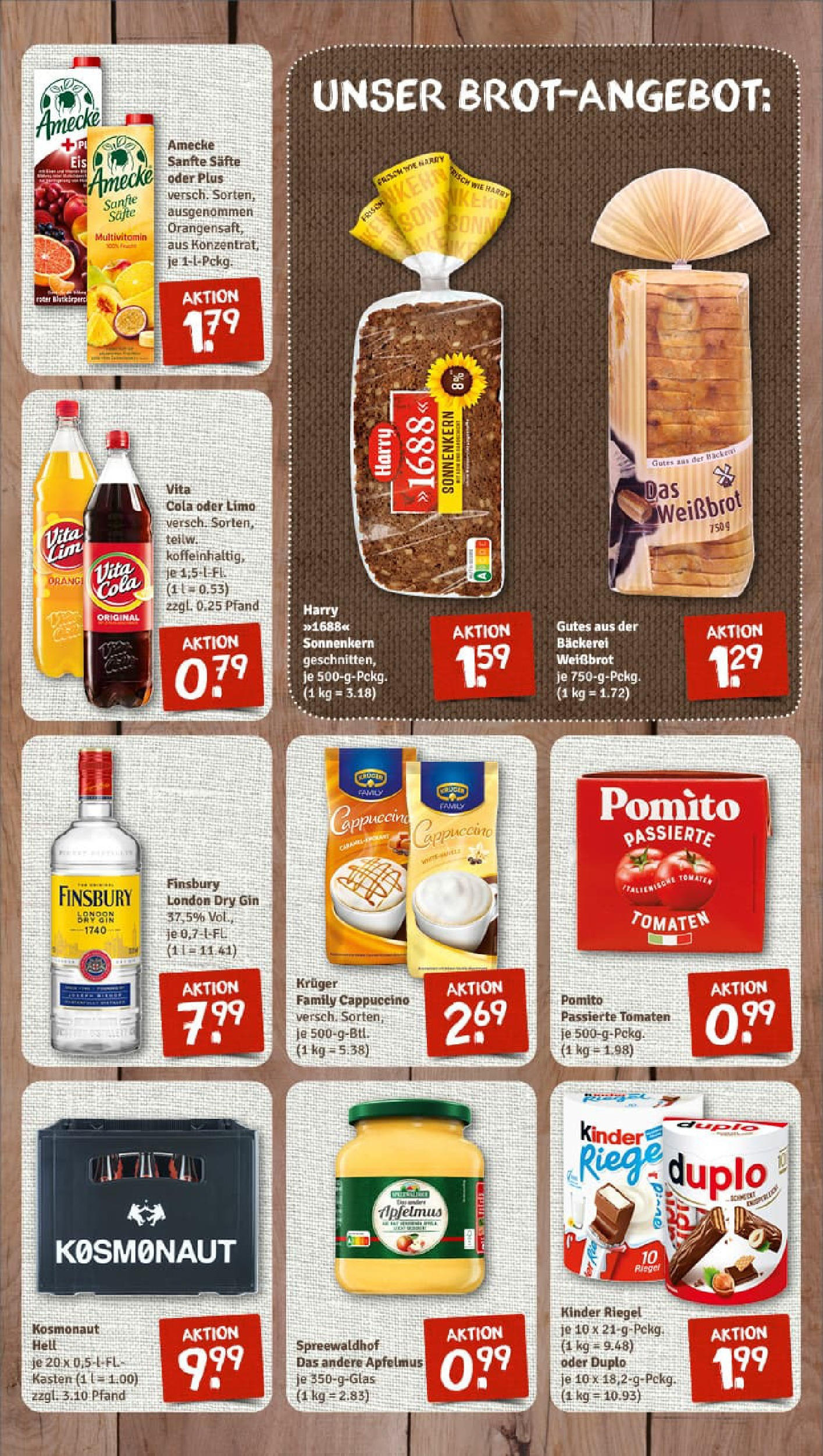 REWE Prospekt ab 11.08.2025 zum Blättern » Angebote | Seite: 7 | Produkte: Apple, Vita cola, Gin, Eis
