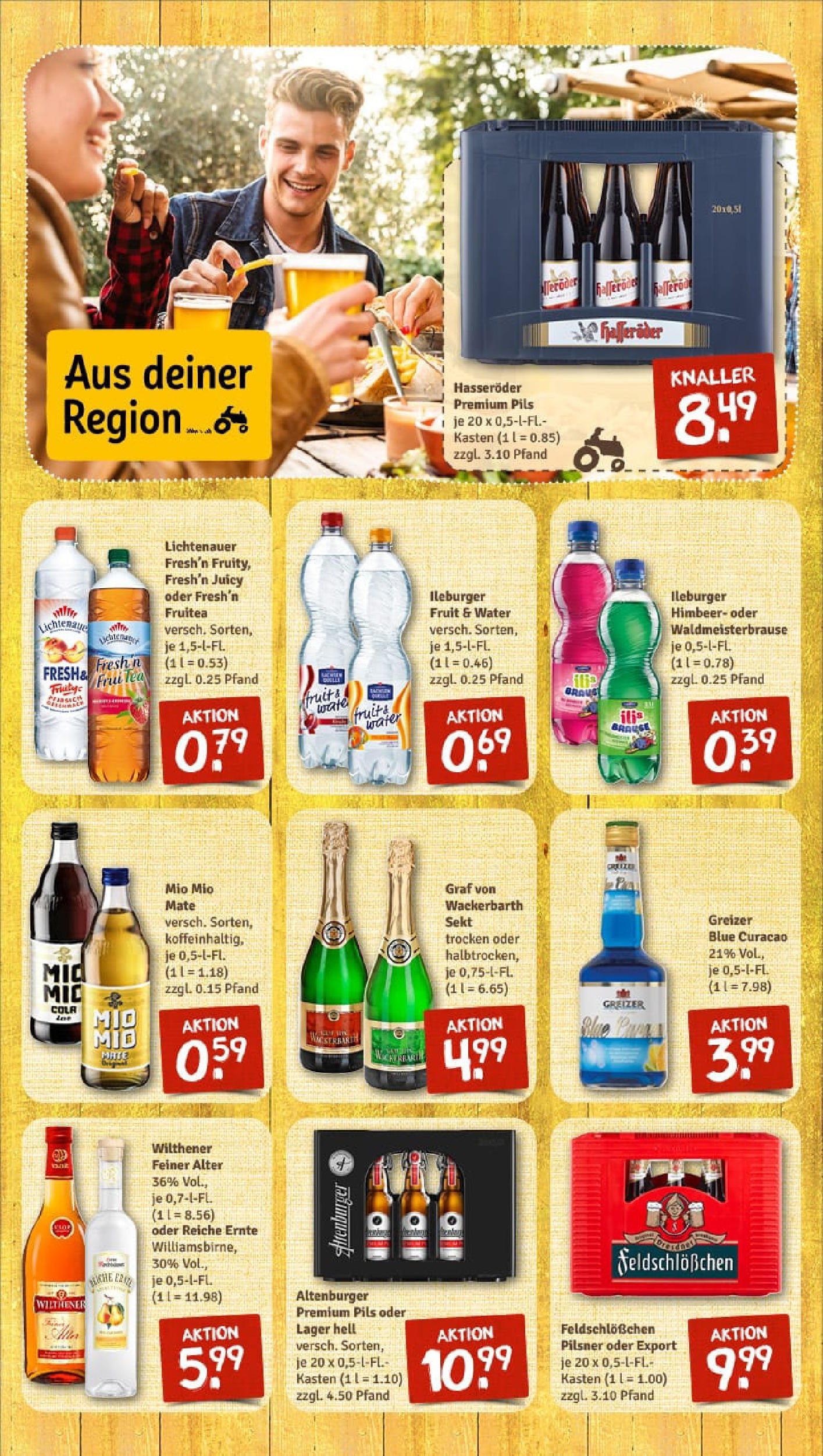 REWE Prospekt ab 11.08.2025 zum Blättern » Angebote | Seite: 11 | Produkte: Wilthener, Sekt, Mio mio mate, Hasseröder
