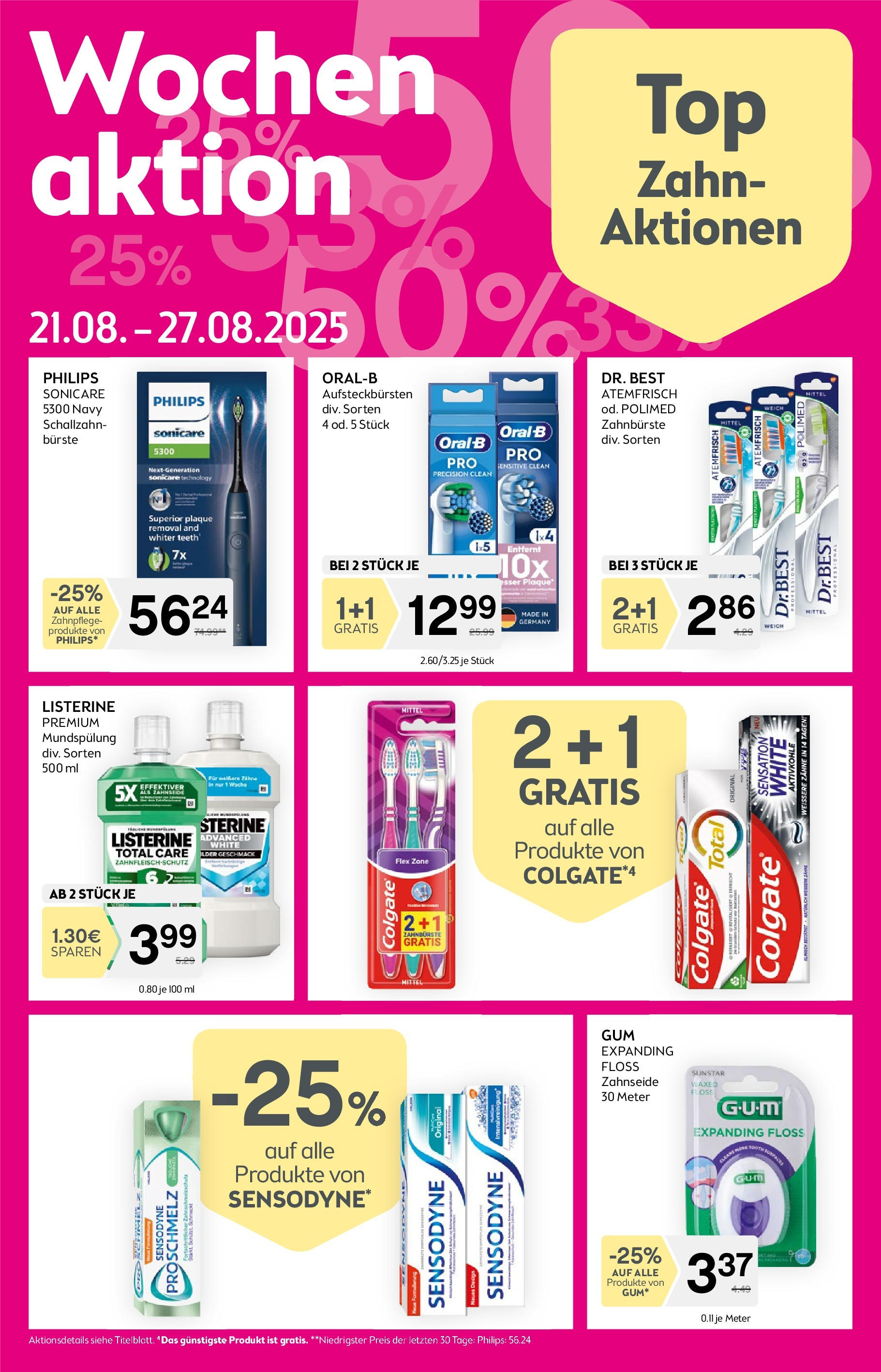 Bipa Flugblatt - Langenrohr von 14.08.2025 - Aktuelle Angebote | Seite: 7 | Produkte: Bürste, Zahnbürste