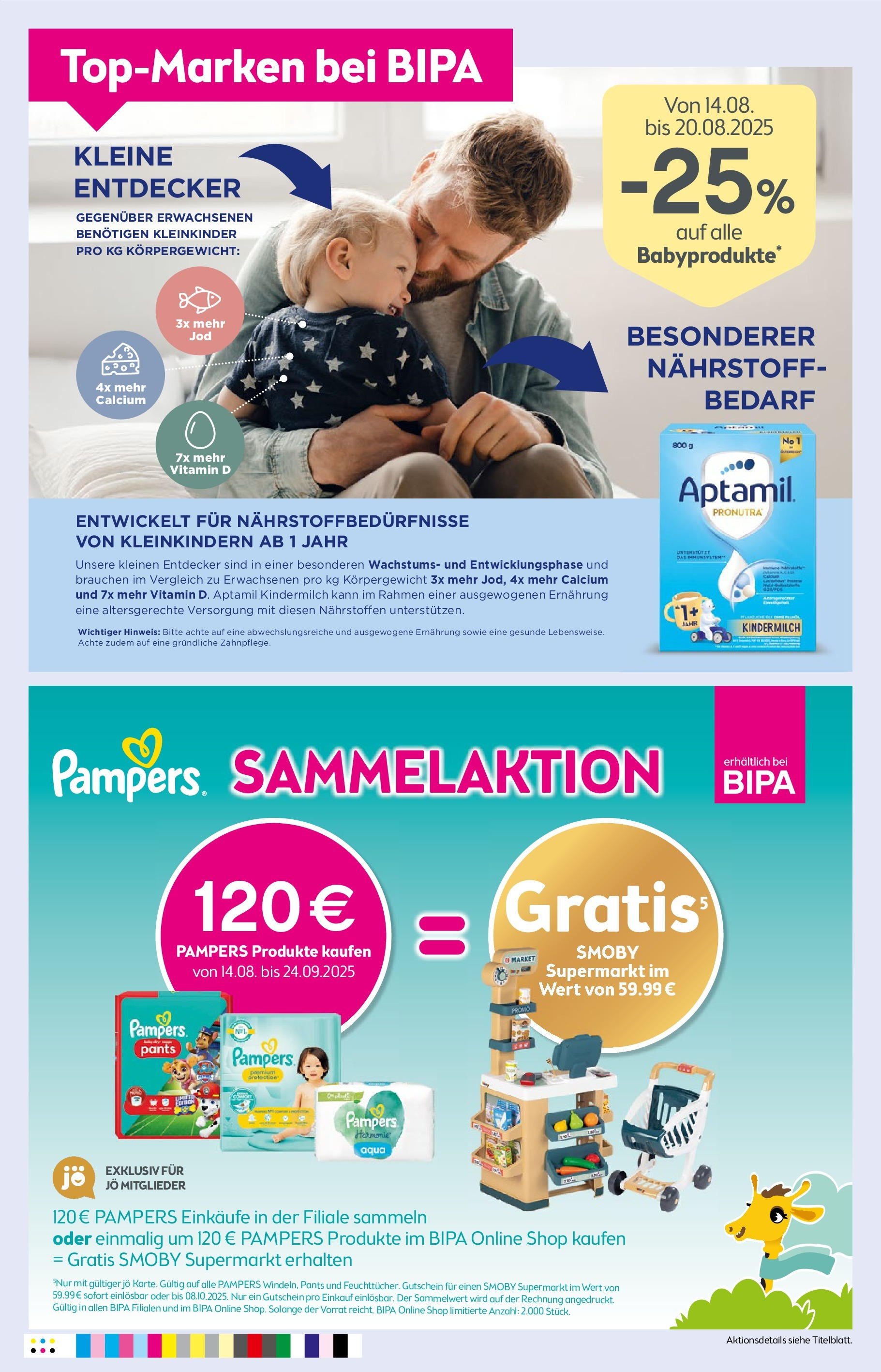 Bipa Flugblatt - Langenrohr von 14.08.2025 - Aktuelle Angebote | Seite: 9 | Produkte: Pampers