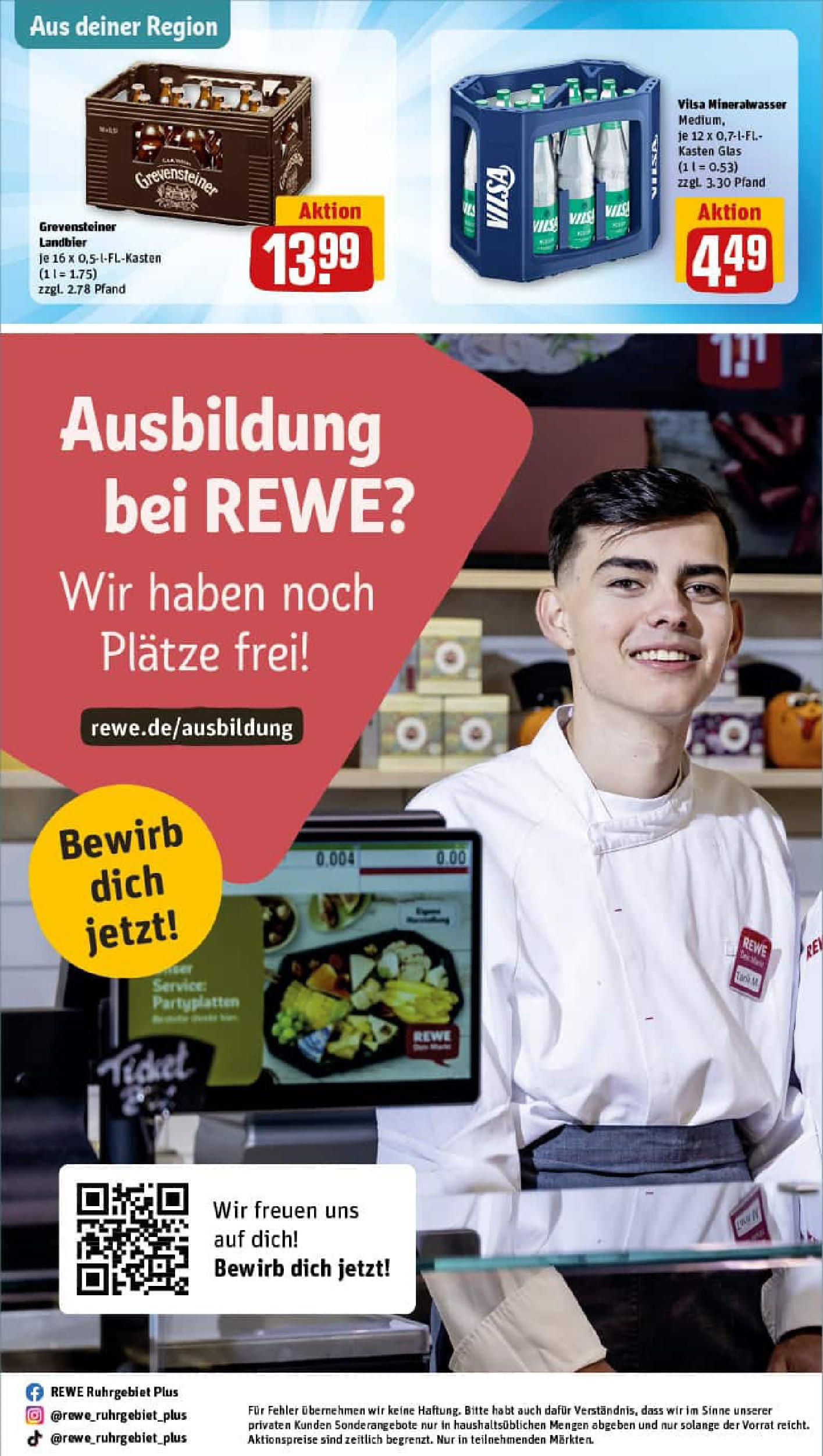 REWE Prospekt ab 11.08.2025 zum Blättern » Angebote | Seite: 26 | Produkte: Mineralwasser