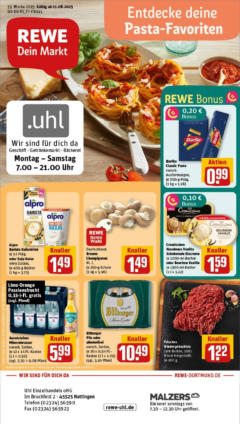 Rewe prospekt Hattingen	 gültig ab dem 11.08.2025