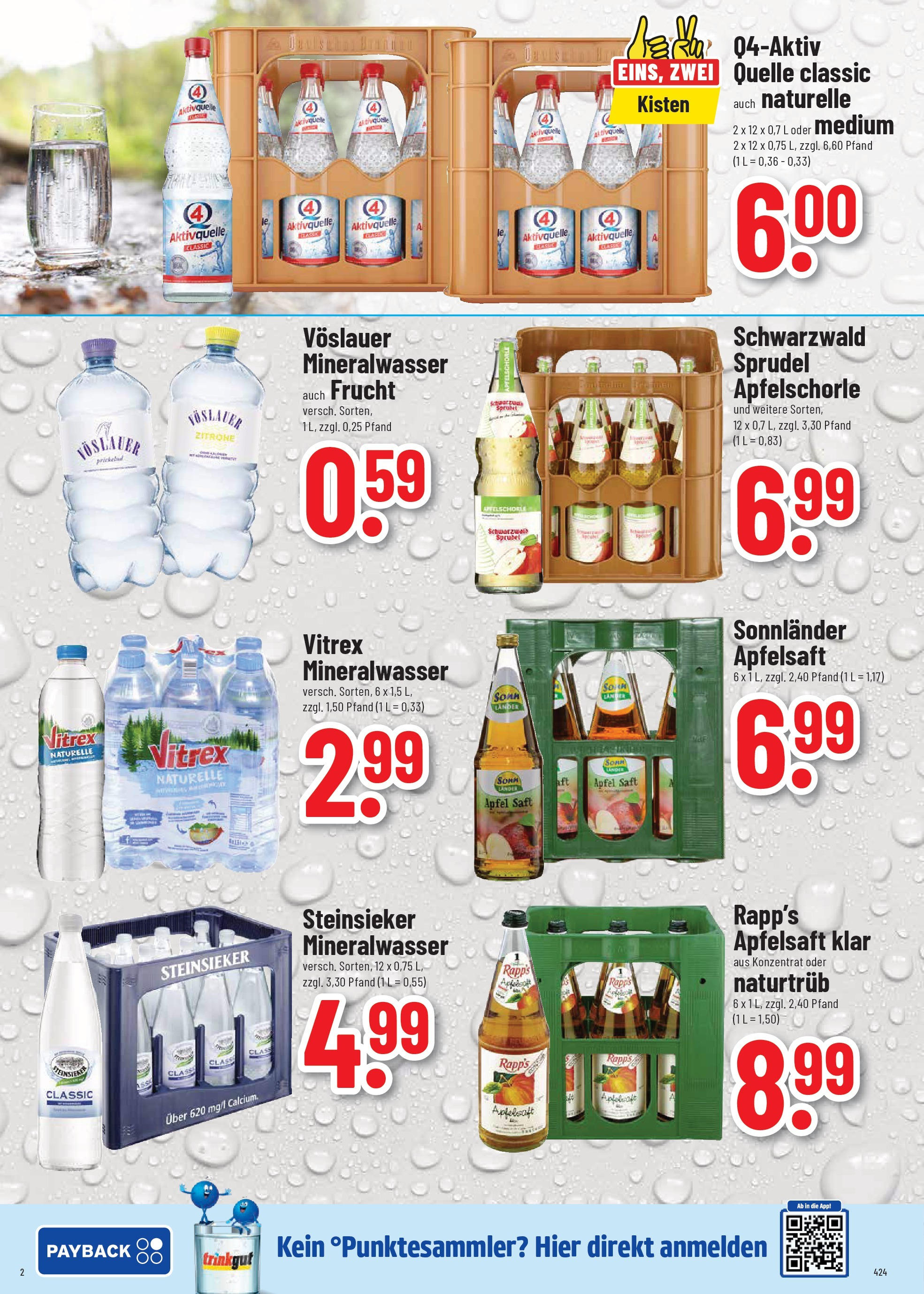 Trinkgut prospekt Hemsbach	 (ab 11.08.2025) » Angebote online | Seite: 2 | Produkte: Äpfel, Apfelsaft, Zitrone, Saft
