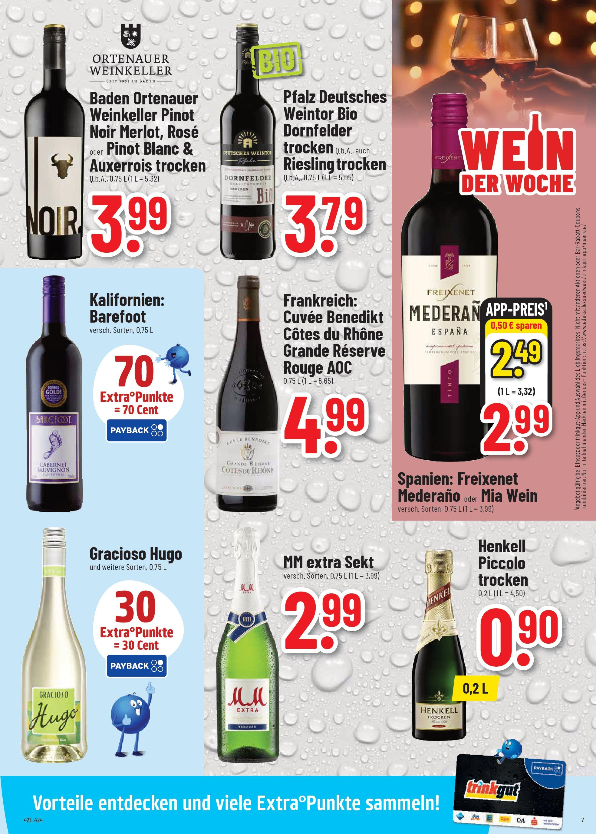 Trinkgut prospekt Hemsbach	 (ab 11.08.2025) » Angebote online | Seite: 7 | Produkte: Freixenet, Sekt, Freixenet mederano, Rouge