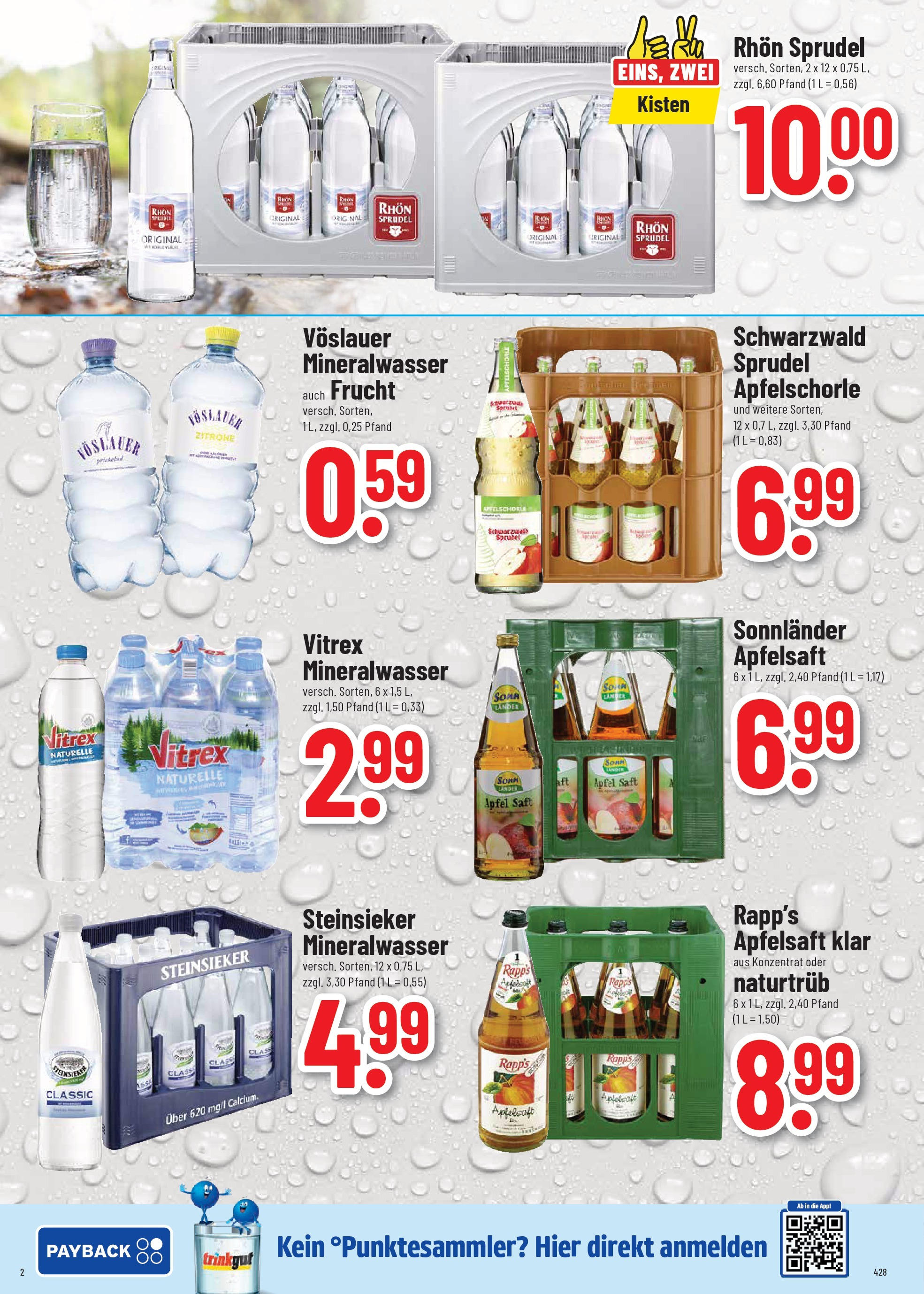 Trinkgut prospekt Idstein (ab 11.08.2025) » Angebote ab Montag | Seite: 2 | Produkte: Äpfel, Apfelsaft, Mineralwasser, Zitrone Trinkgut prospekt Idstein (ab 11.08.2025) » Angebote online | Seite: 2 | Produkte: Äpfel, Apfelsaft, Mineralwasser, Zitrone