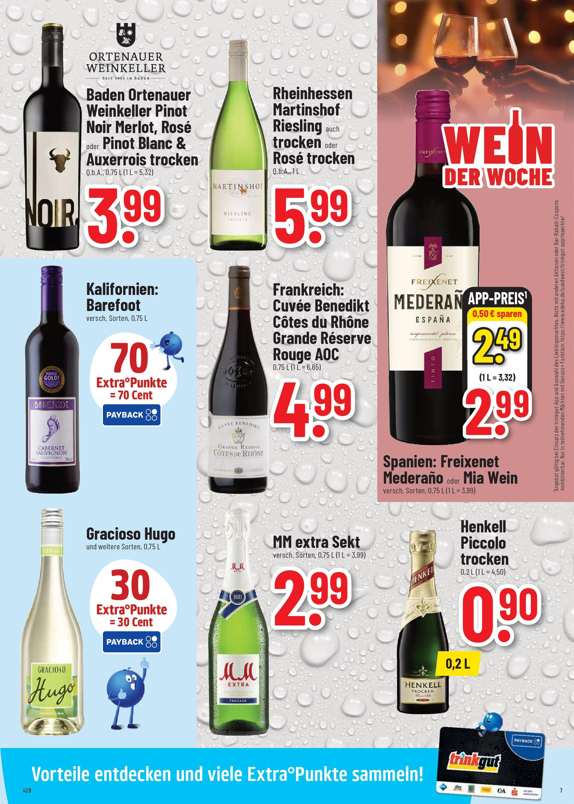 Trinkgut prospekt Idstein (ab 11.08.2025) » Angebote ab Montag | Seite: 7 | Produkte: Freixenet, Sekt, Rouge, Hugo Trinkgut prospekt Idstein (ab 11.08.2025) » Angebote online | Seite: 7 | Produkte: Freixenet, Sekt, Rouge, Hugo