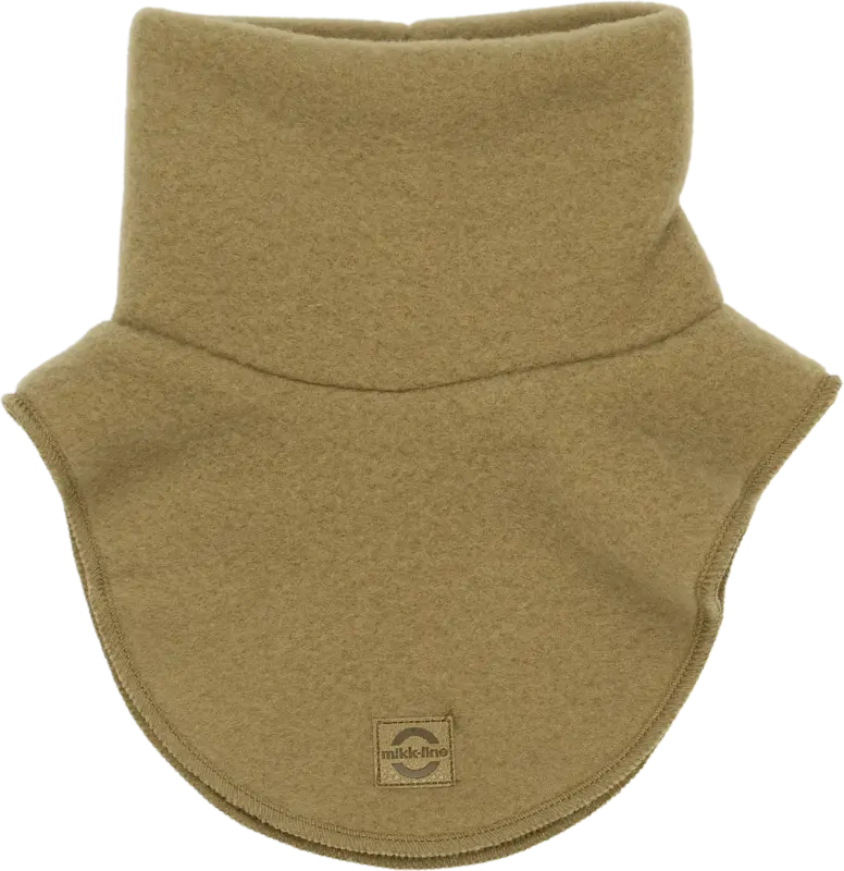 Mikk-Line Loop Schal mit Merinowolle, khaki, Gr. 2