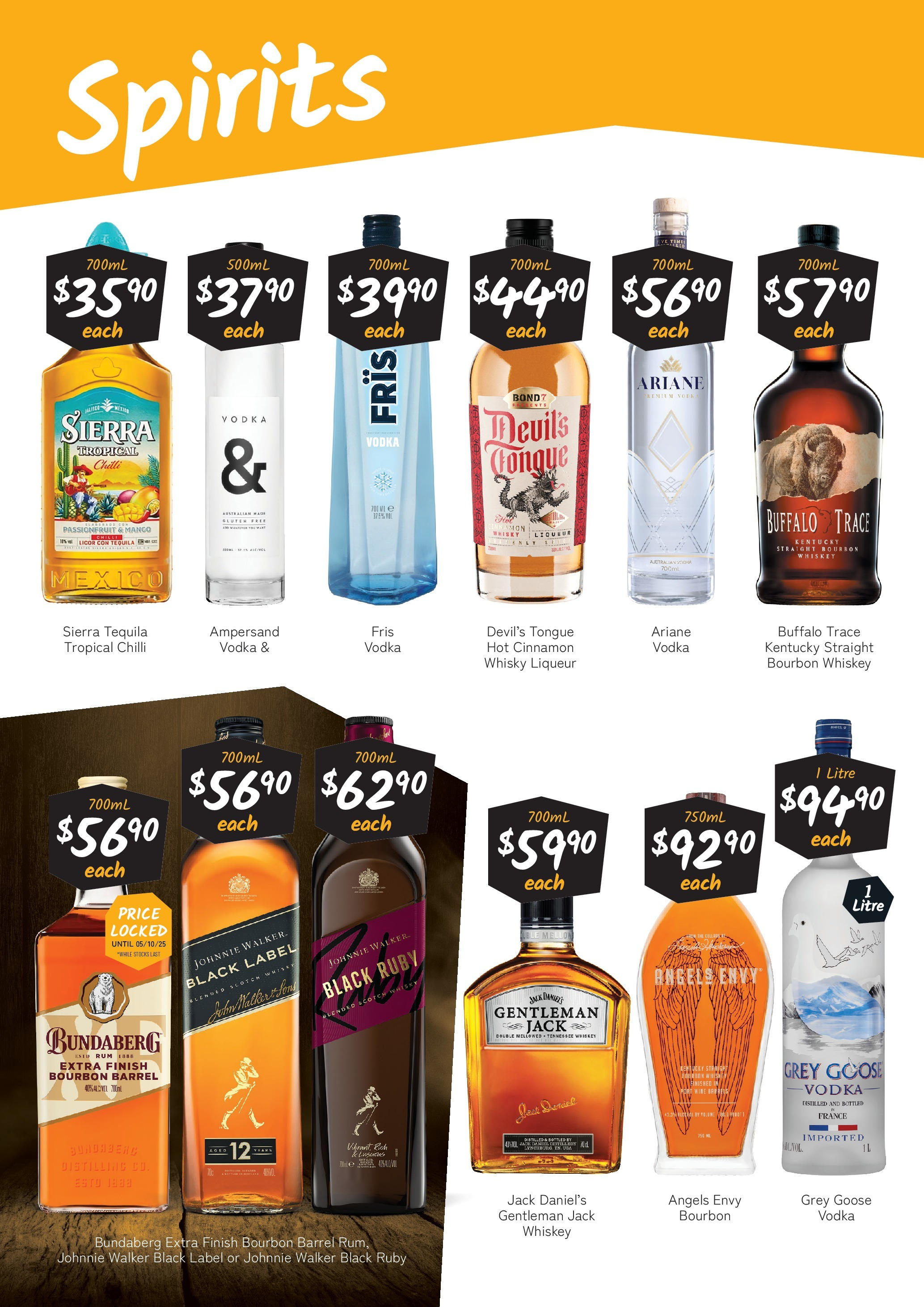 Cellarbrations Catalogue Wynnum, Narangba  - 11/08/2025 > weekly / monthly specials | Page: 4 | Products: Bourbon, Passionfruit, Vodka, Whiskey