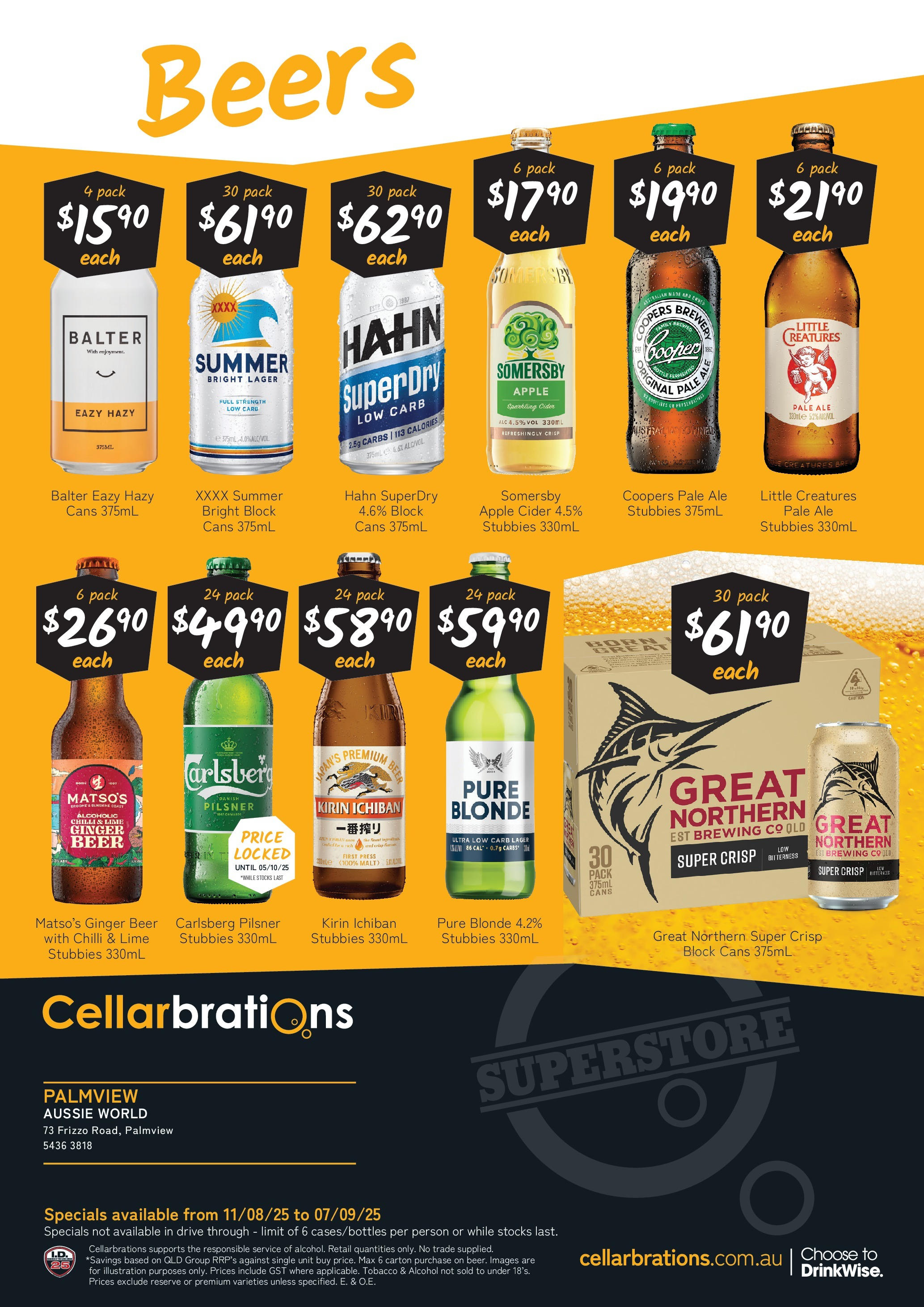 Cellarbrations Catalogue Palmview - 11/08/2025 > weekly / monthly specials | Page: 6 | Products: Ginger, Chilli, Lime, Press
