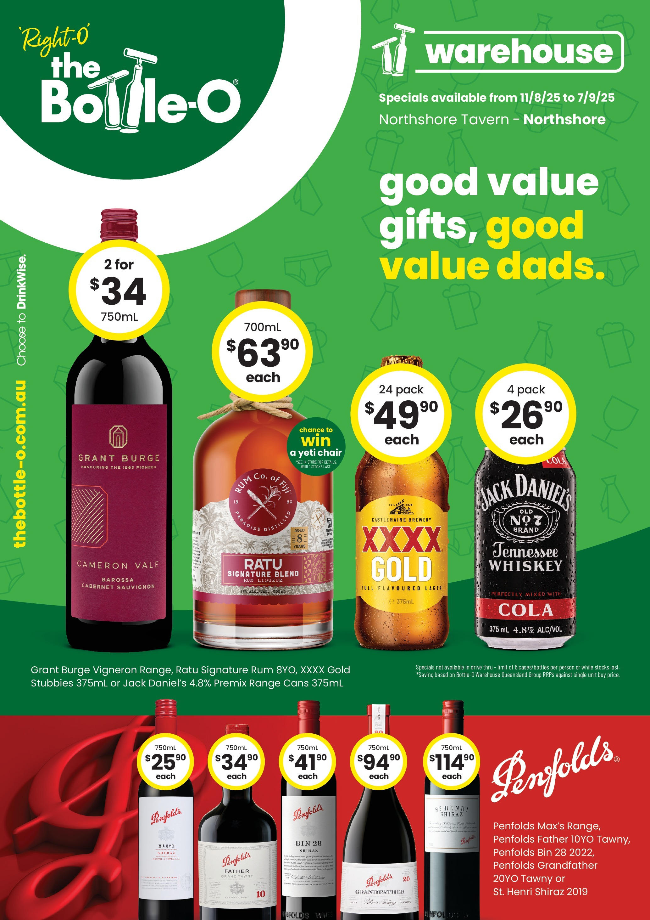 The Bottle-O catalogue valid from 11/08/2025 - page 1