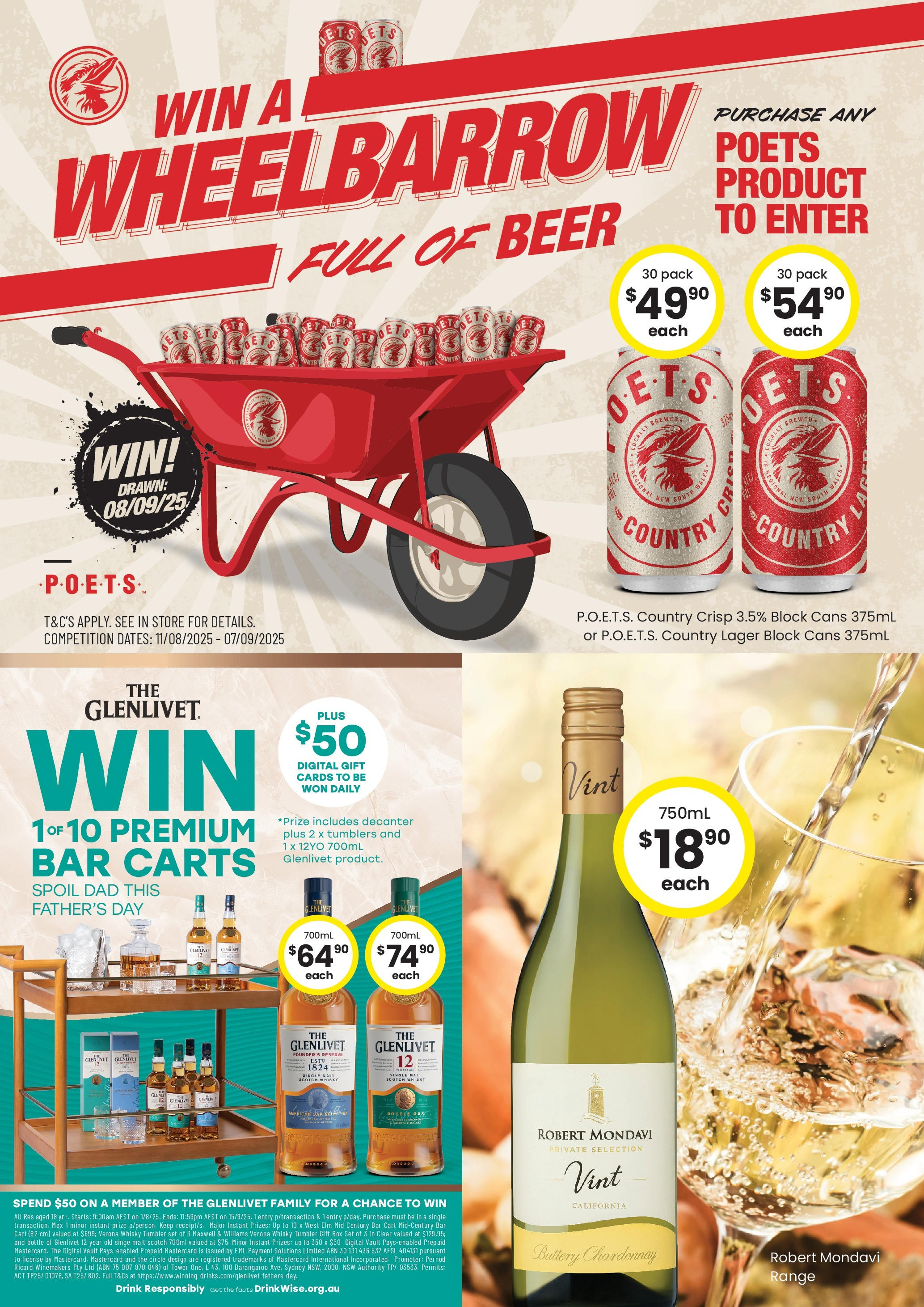 The Bottle-O Catalogue Wondunna - 11/08/2025 > weekly / monthly specials | Page: 2 | Products: Box, Beer, Wheelbarrow, Digital