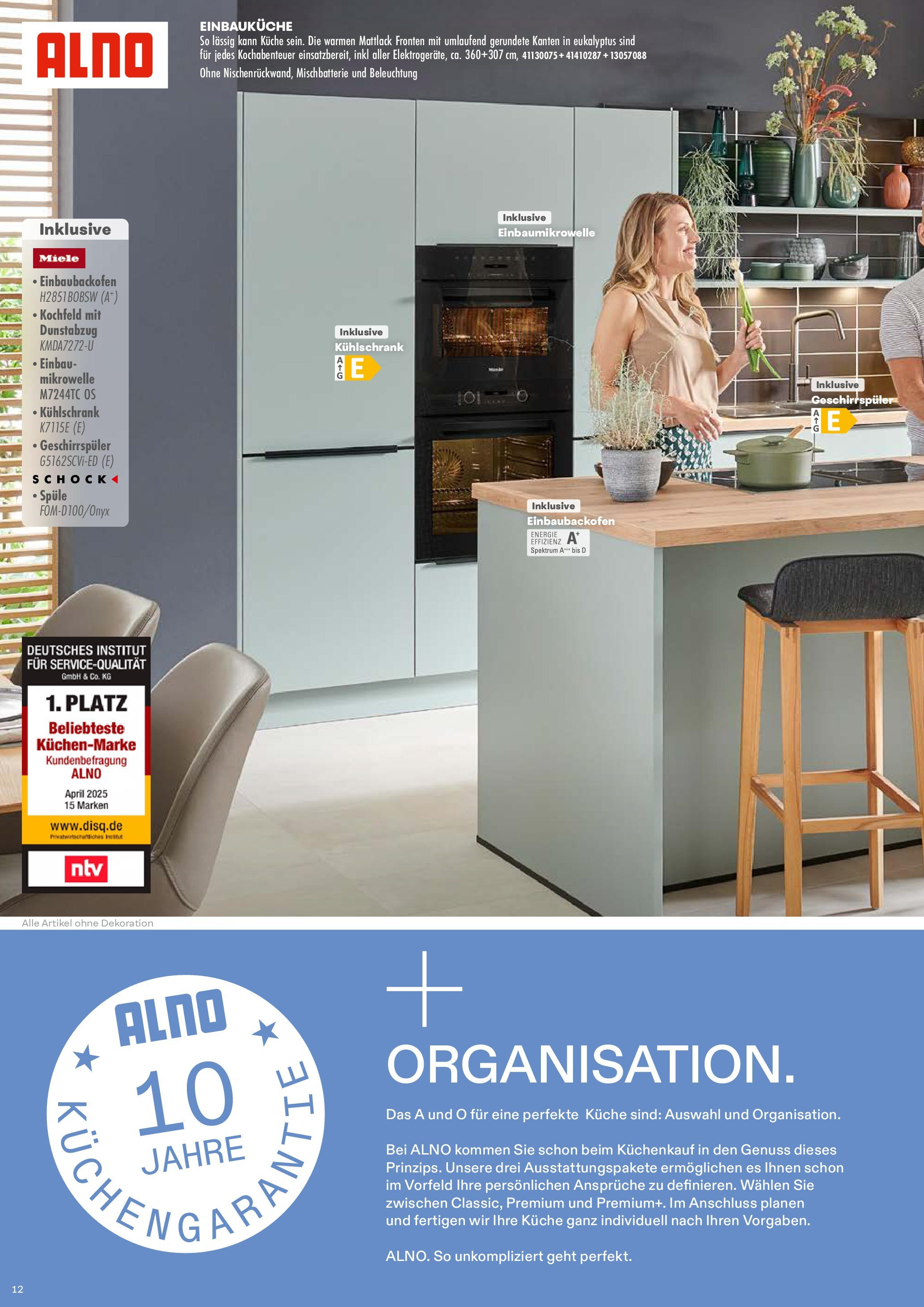 Möbel Kraft  Prospekt Markenküchen (ab 12.08.2025) zum Blättern | Seite: 12 | Produkte: Miele, Mikrowelle, Küche, Kochfeld