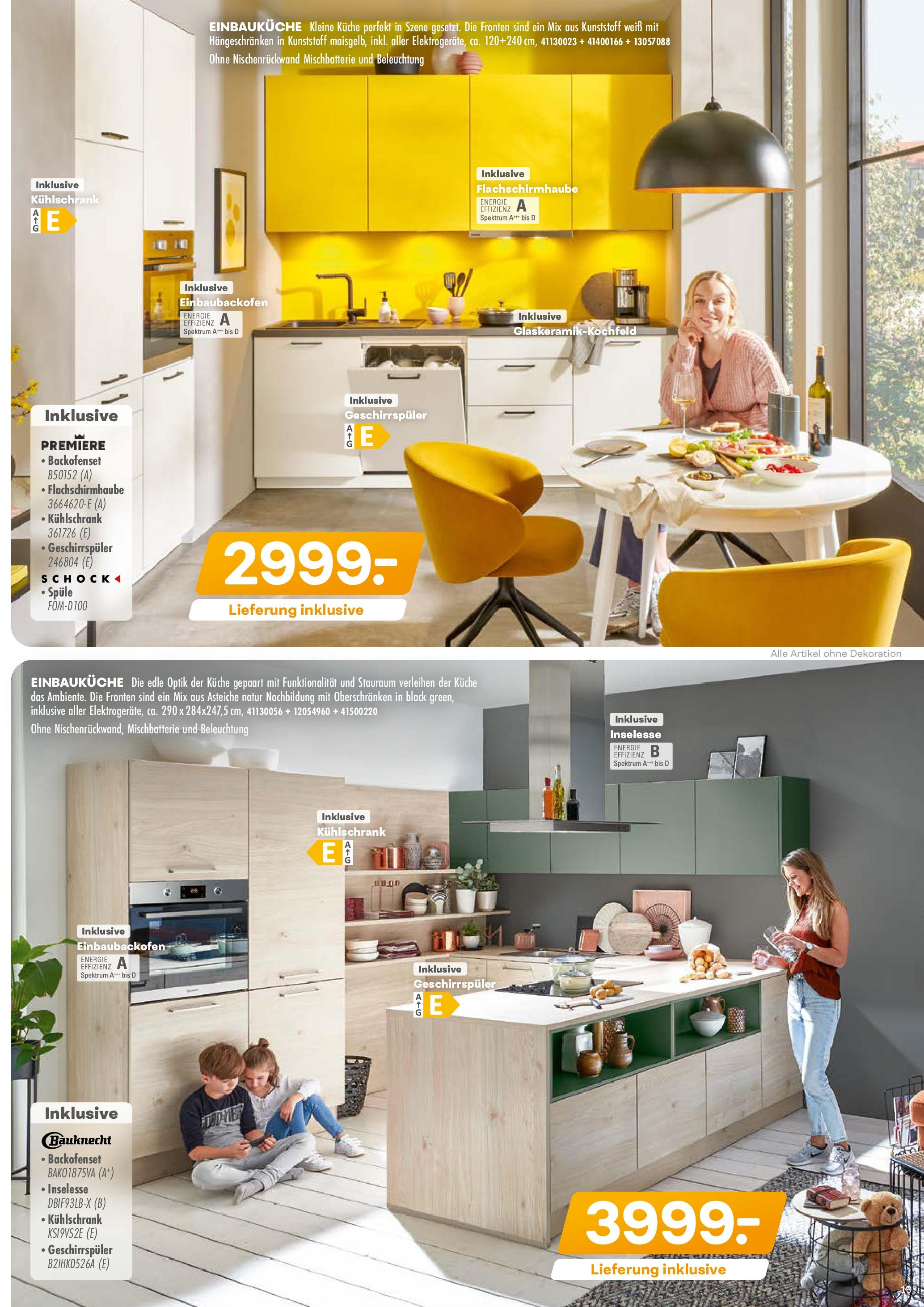 Möbel Kraft  Prospekt Markenküchen (ab 12.08.2025) zum Blättern | Seite: 19 | Produkte: Geschirrspüler, Einbauküche, Küche, Kühlschrank