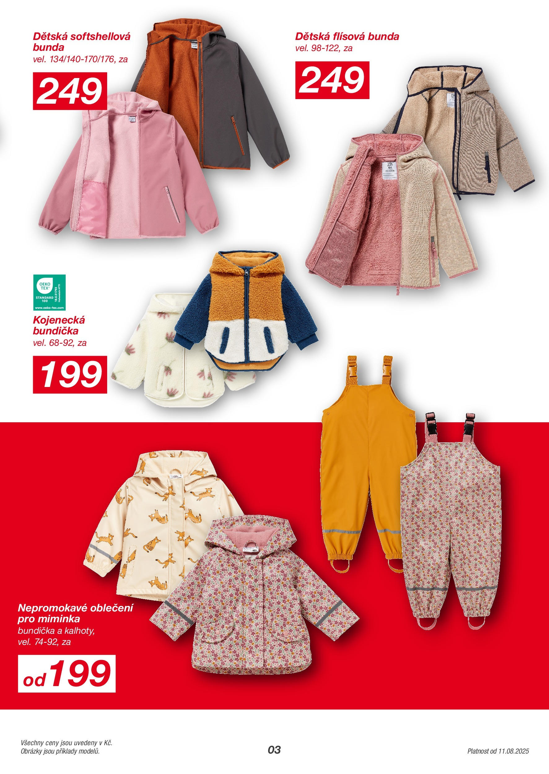 KIK leták od 11.08.2025 || Leták eshop online | Strana: 3 | Produkty: Bunda, Oblečení pro miminka, Oblečení KIK leták 11.08.2025 - Leták příští týden | Strana: 3 | Produkty: Bunda, Oblečení pro miminka, Oblečení