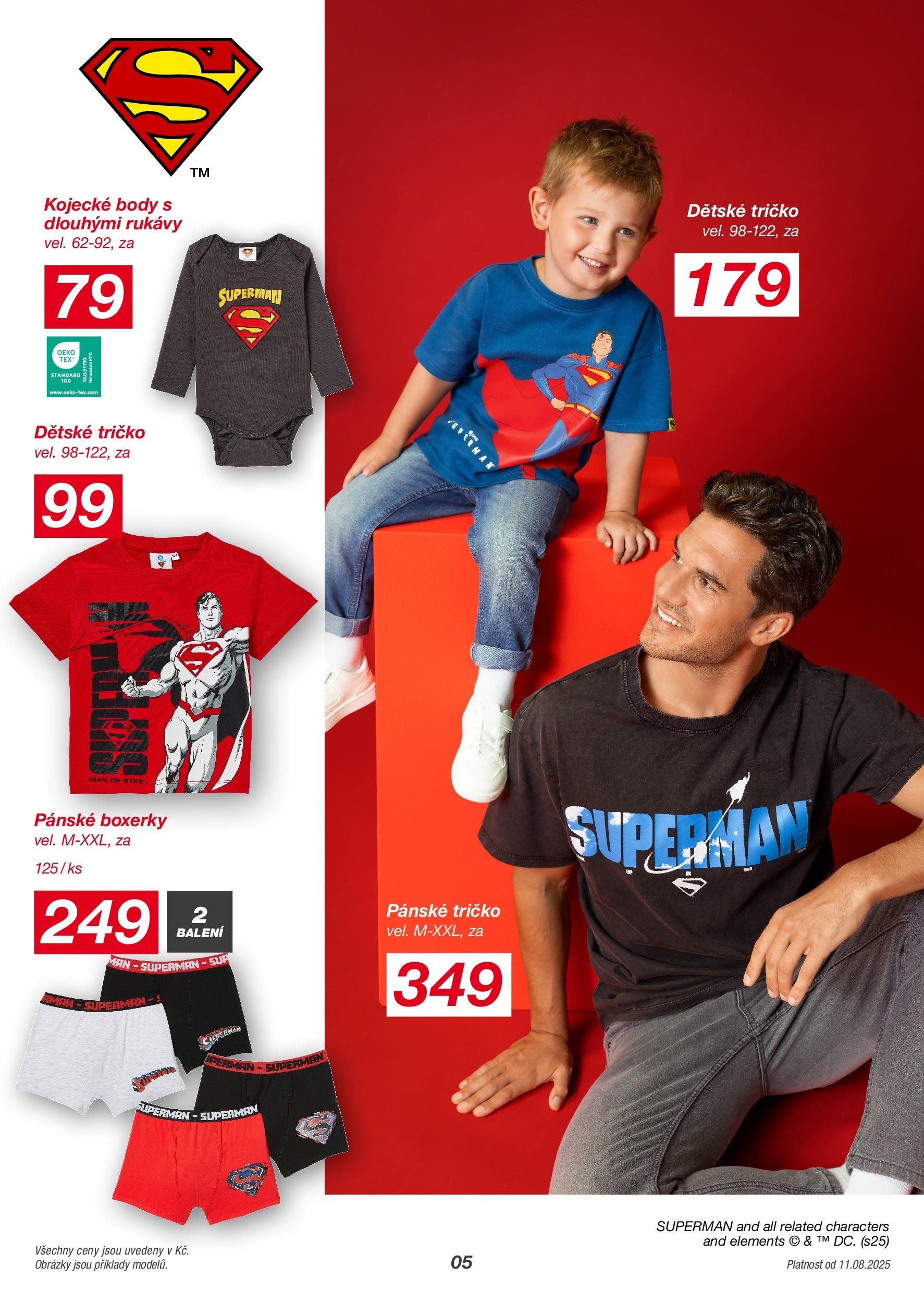 KIK leták od 11.08.2025 || Leták eshop online | Strana: 5 | Produkty: Tričko, Boxerky, Body KIK leták 11.08.2025 - Leták příští týden | Strana: 5 | Produkty: Tričko, Boxerky, Body