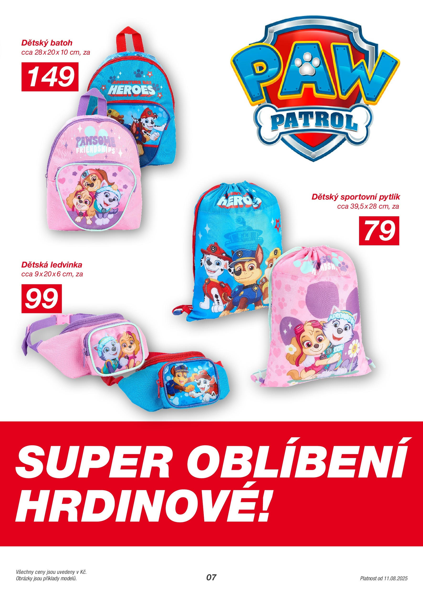 KIK leták od 11.08.2025 || Leták eshop online | Strana: 7 | Produkty: Ledvinka, Batoh KIK leták 11.08.2025 - Leták příští týden | Strana: 7 | Produkty: Ledvinka, Batoh