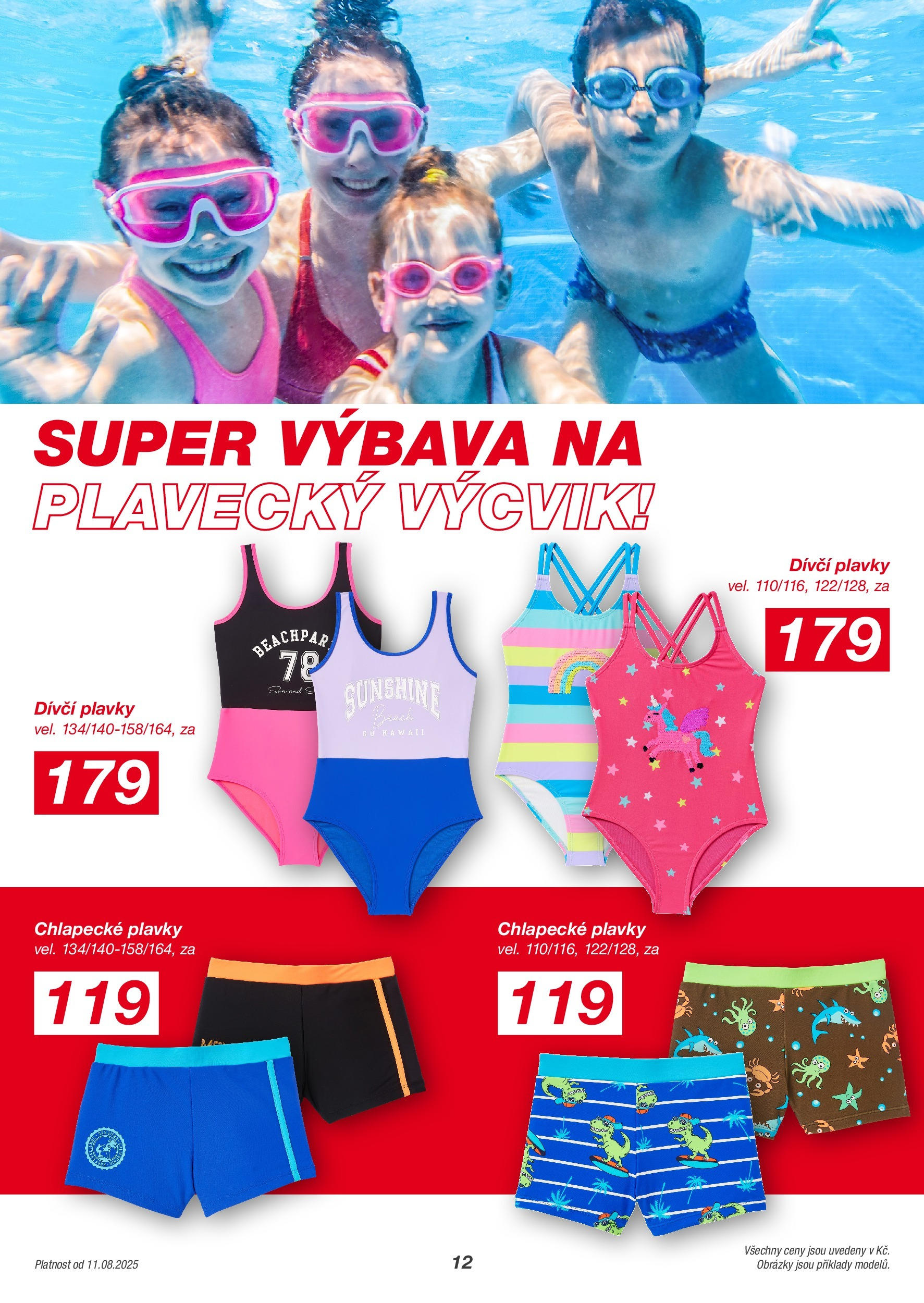 KIK leták od 11.08.2025 || Leták eshop online | Strana: 12 | Produkty: Plavky KIK leták 11.08.2025 - Leták příští týden | Strana: 12 | Produkty: Plavky