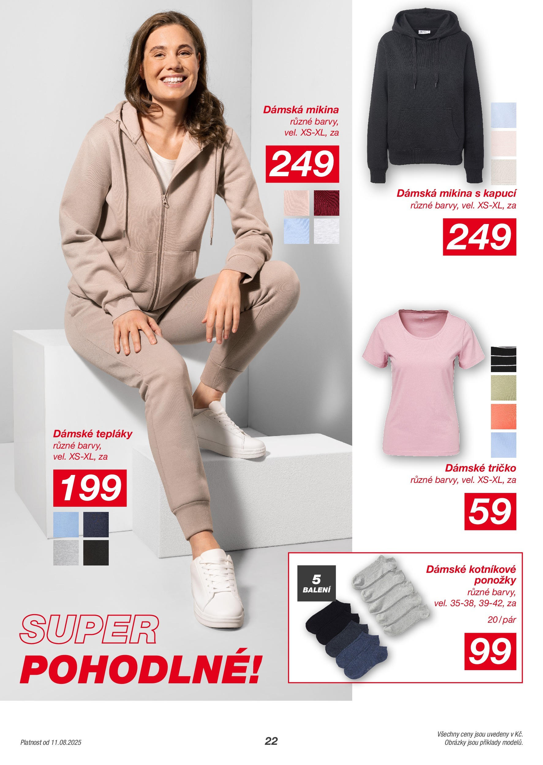 KIK leták od 11.08.2025 || Leták eshop online | Strana: 22 | Produkty: Tričko, Mikina, Ponožky, Tepláky KIK leták 11.08.2025 - Leták příští týden | Strana: 22 | Produkty: Tričko, Mikina, Ponožky, Tepláky