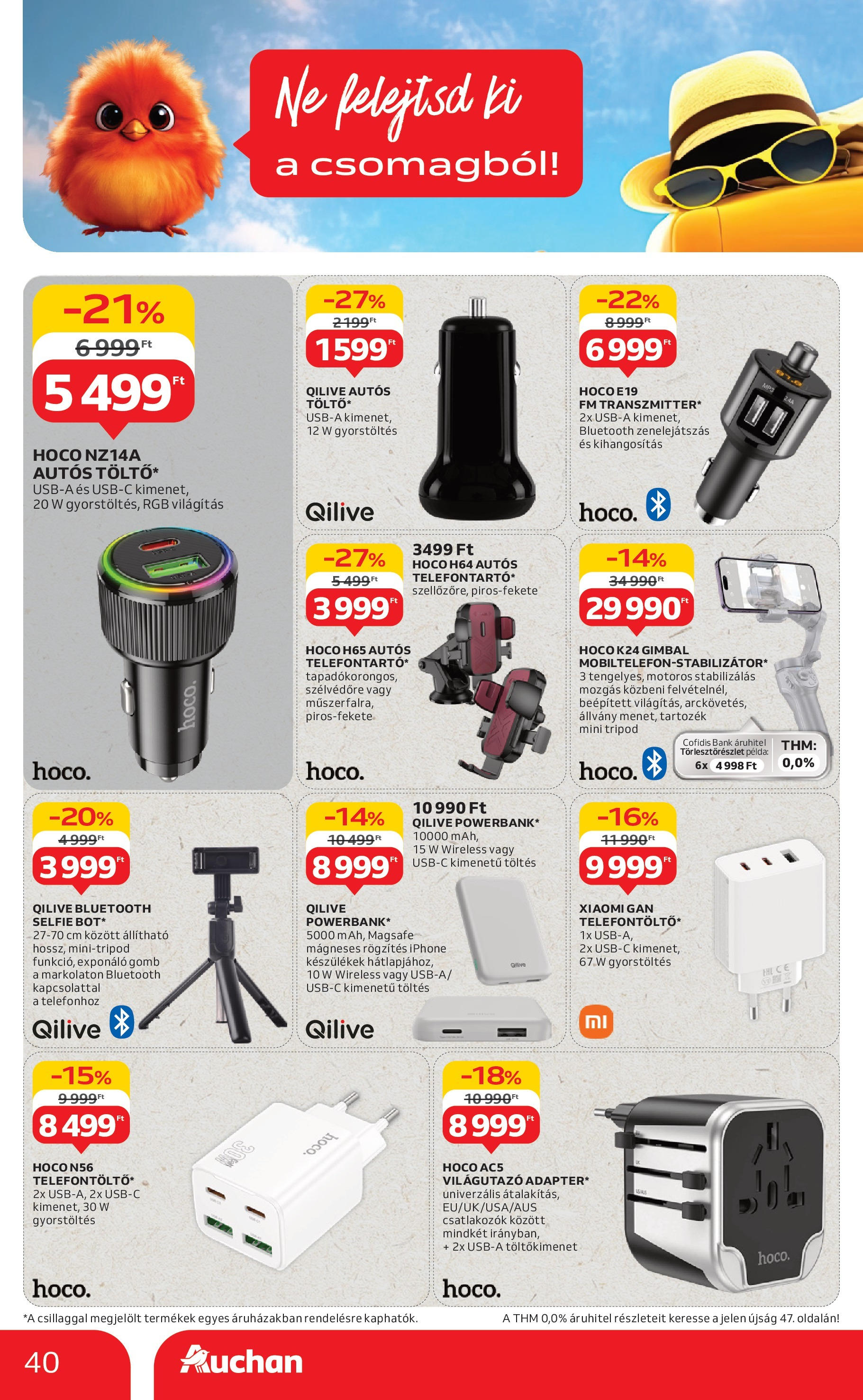 Auchan Akciós újság - 2025.08.07. -tól/töl > akció, lapozható szórólap 🛍️ | Oldal: 40 | Termékek: Iphone, Xiaomi