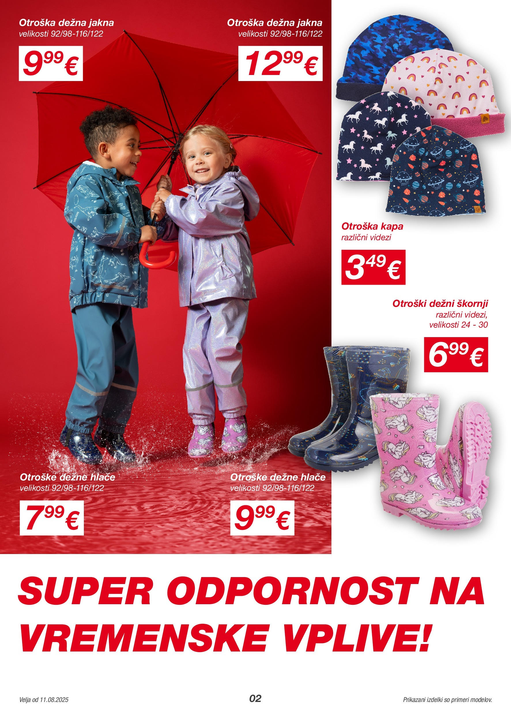 Kik - KiK: Presegamo veselje ob naraščaju-2025-08-17 veljaven od 10.08.2025 | Stran: 2 | Izdelki: Škornji, Jakna, Hlace, Kapa