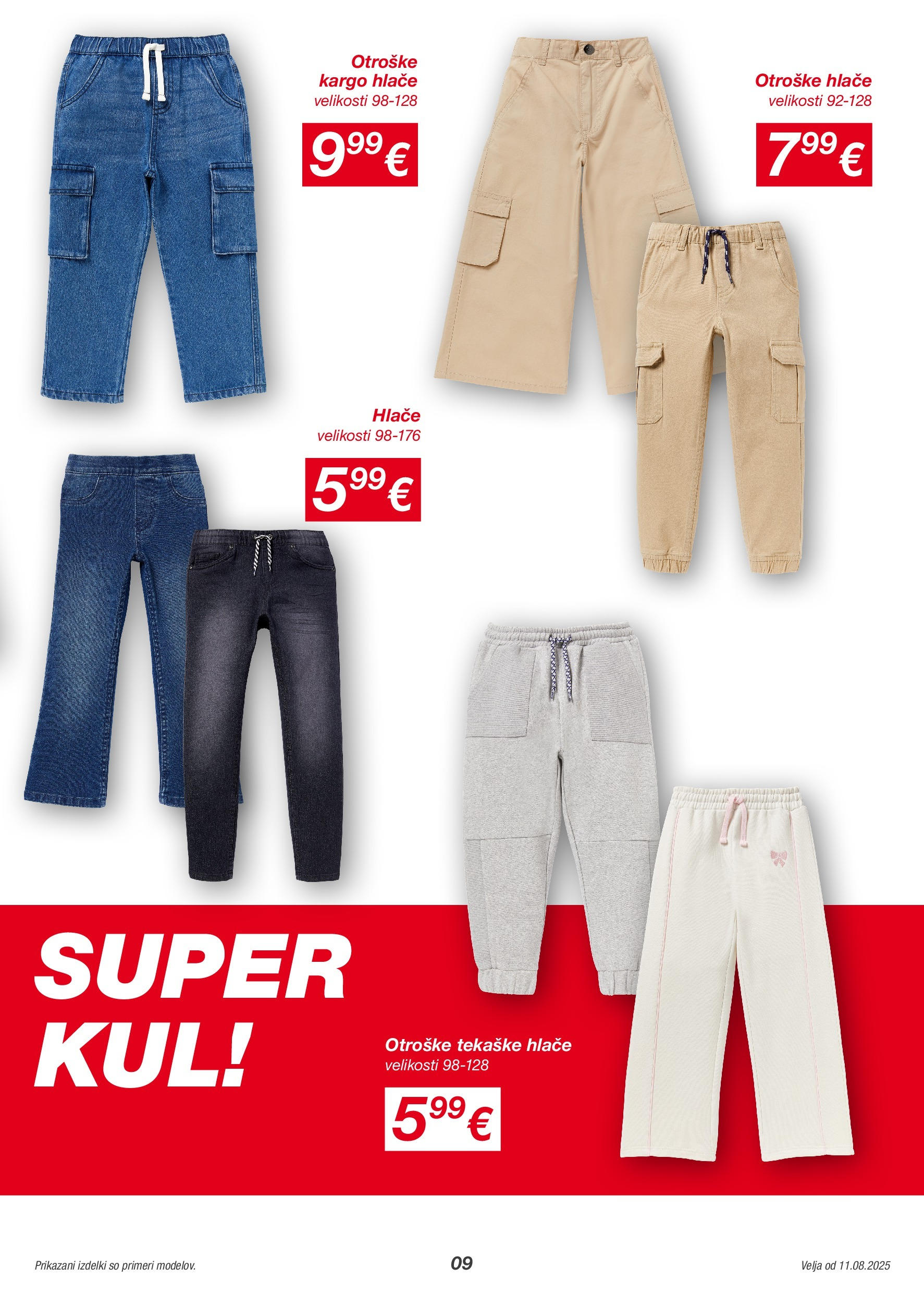 Kik - KiK: Presegamo veselje ob naraščaju-2025-08-17 veljaven od 10.08.2025 | Stran: 9 | Izdelki: Hlace
