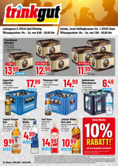Trinkgut prospekt Cham	 gültig ab dem 10.08.2025