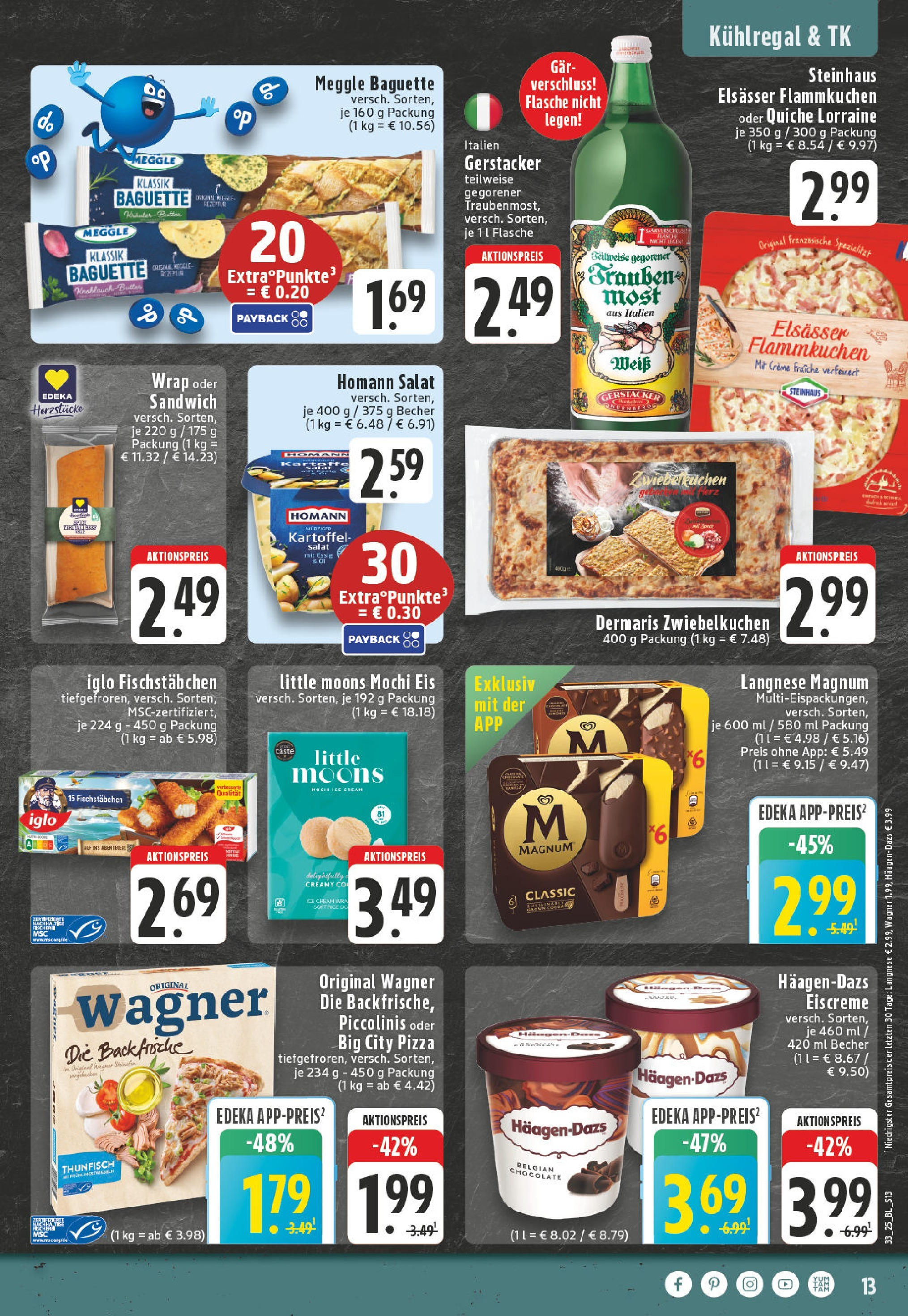 Edeka prospekt Alfter-Witterschlick (ab 10.08.2025) » Angebote Online | Seite: 13 | Produkte: Thunfisch, Piccolinis, Eis, Mochi Edeka prospekt Alfter-Witterschlick (ab 10.08.2025) » Angebote Online | Seite: 13 | Produkte: Thunfisch, Piccolinis, Eis, Mochi