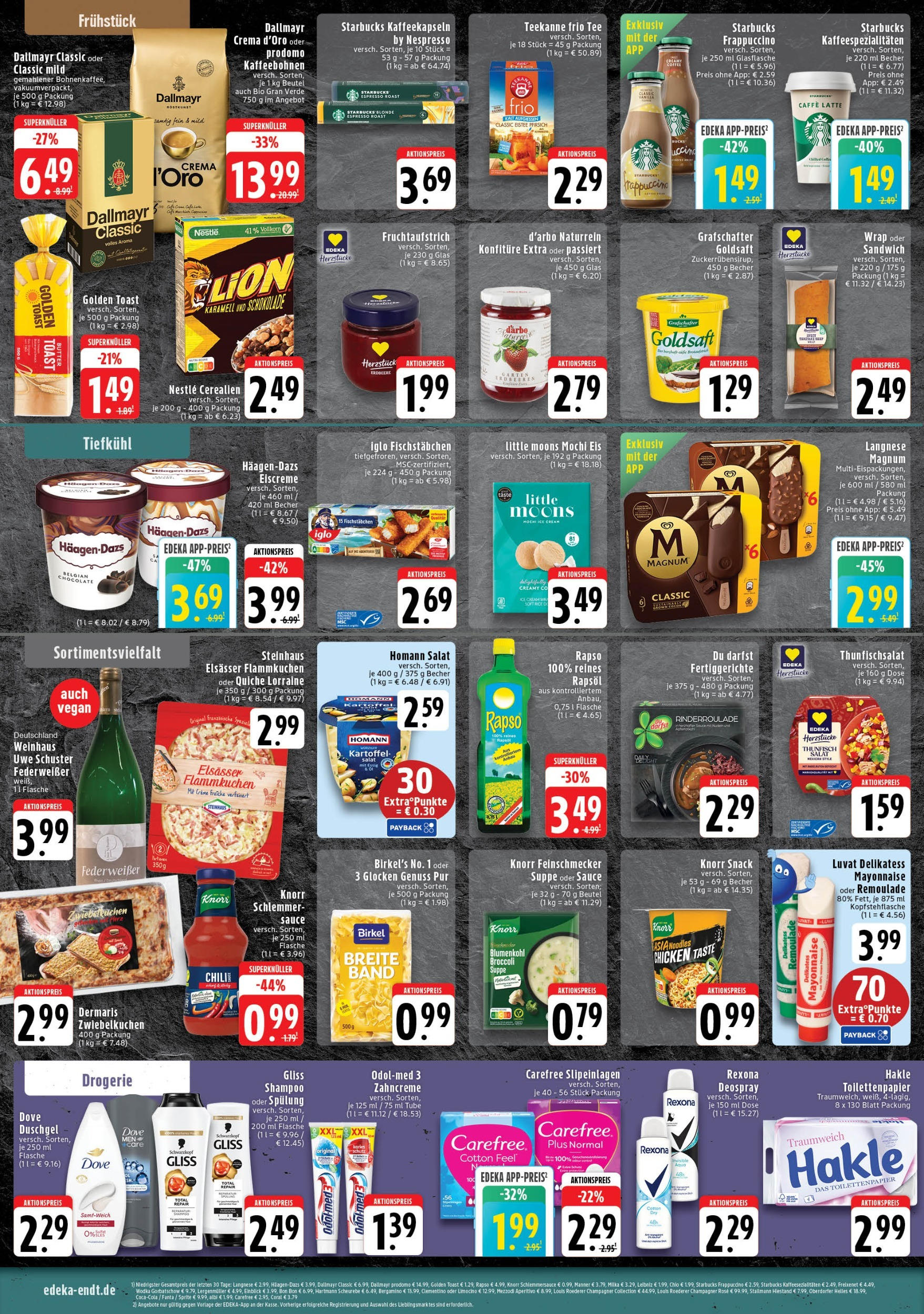 Edeka prospekt Mönchengladbach	 (ab 11.08.2025) » Angebote Online | Seite: 6 | Produkte: Butter, Eiscreme, Knorr, Teekanne